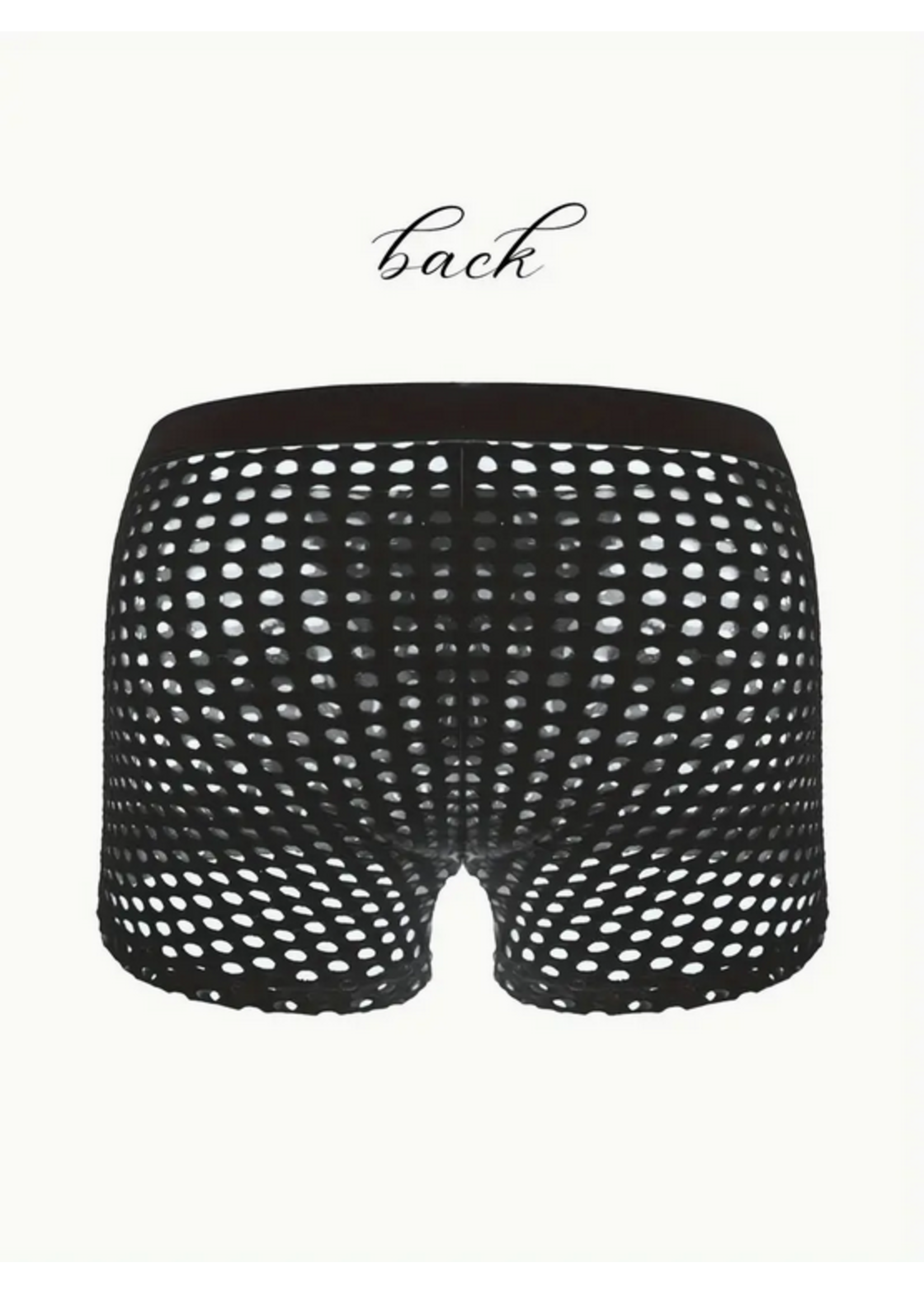 Smoosh Mens Mesh Boxer Briefs with Holes