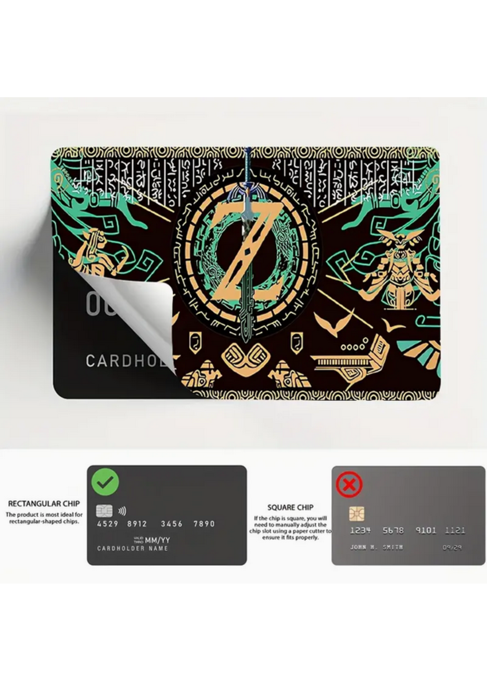 Zelda Credit Debit Card Sticker Cover