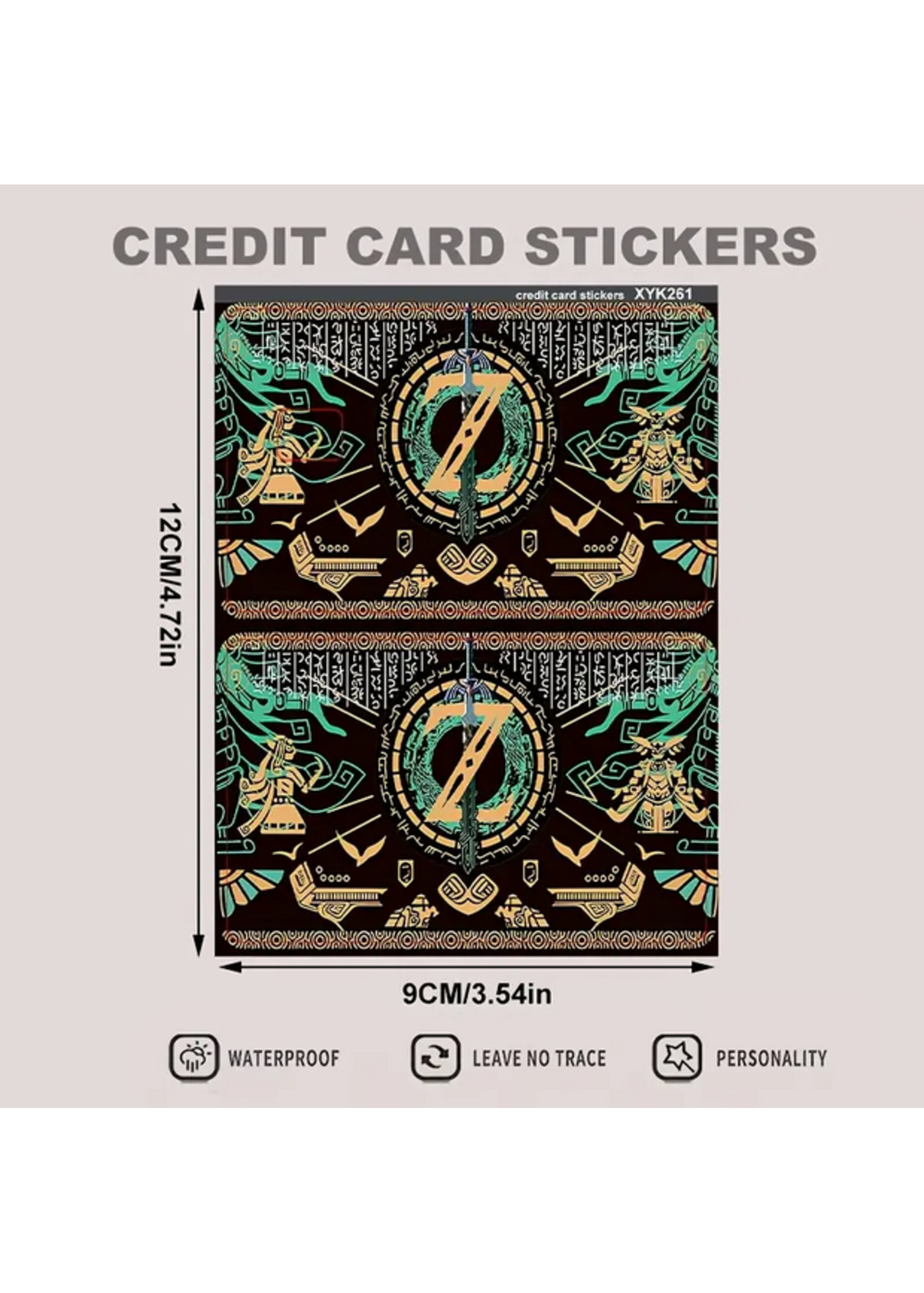 Zelda Credit Debit Card Sticker Cover