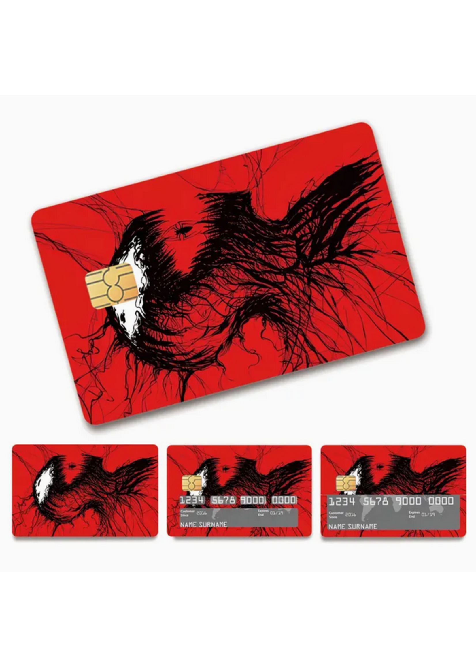Carnage Credit Debit Card Sticker Cover