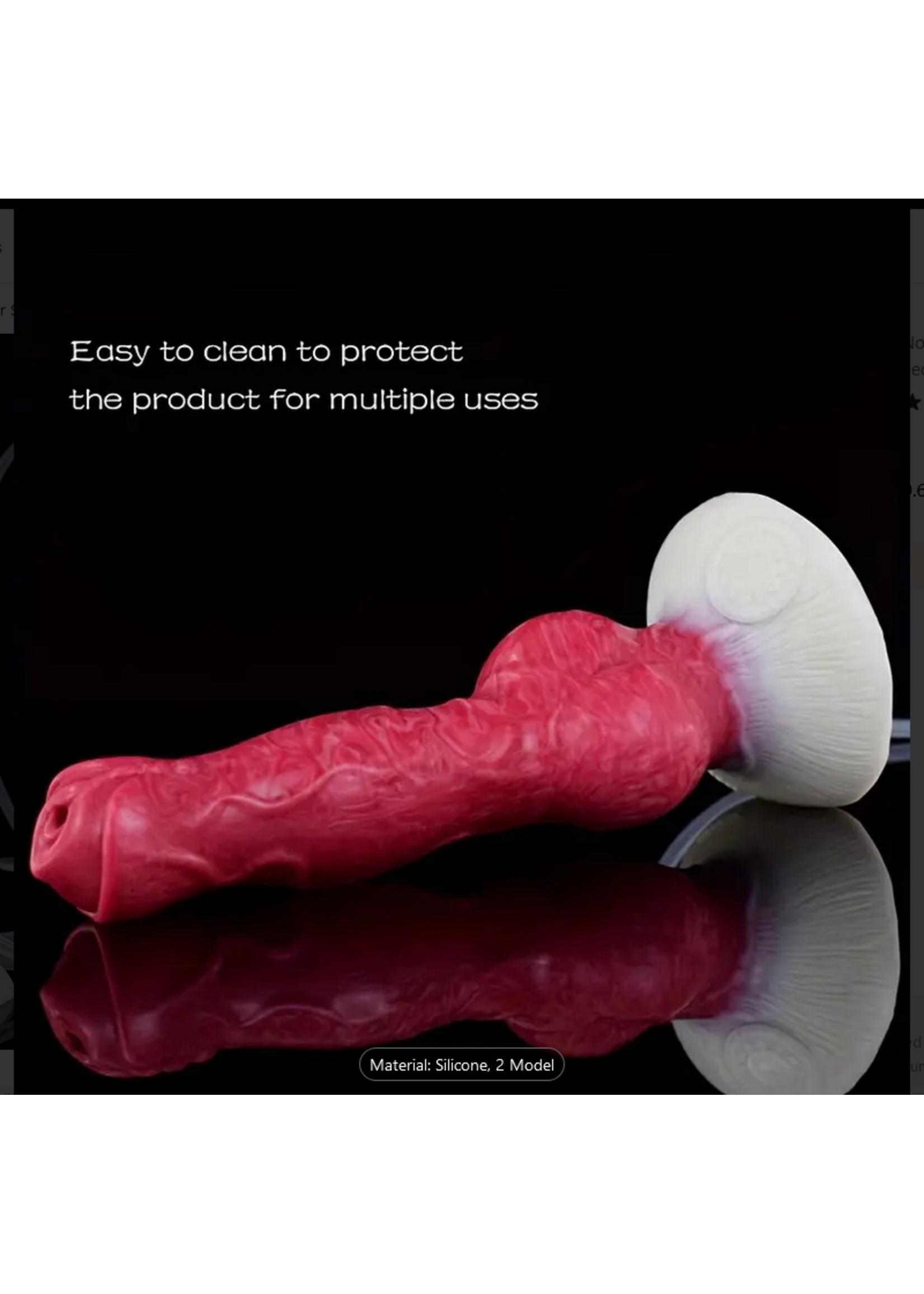 Squirting Hell Hound Canine Silicone Dildo