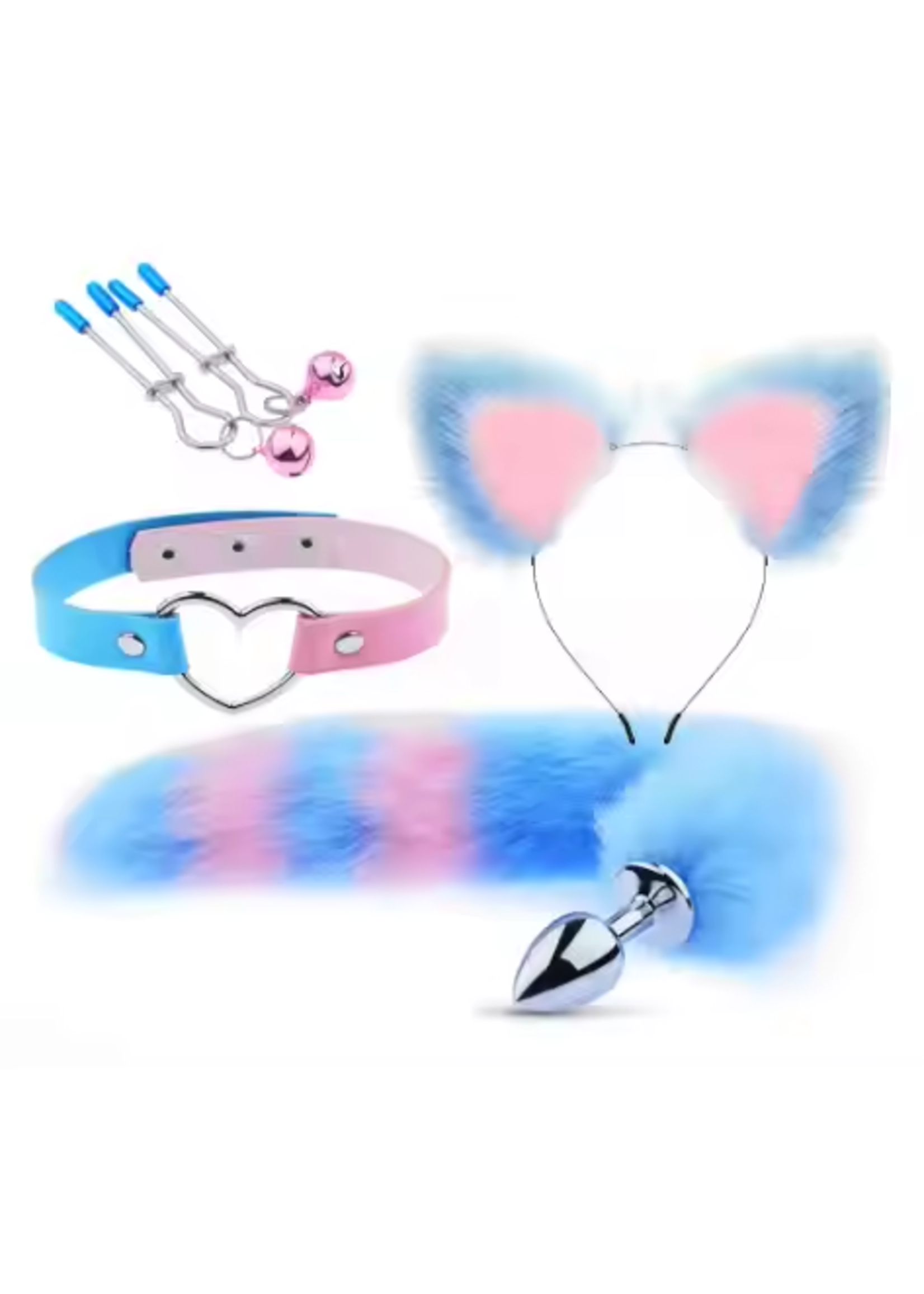 Smoosh Cotton Candy Kitty BDSM Set