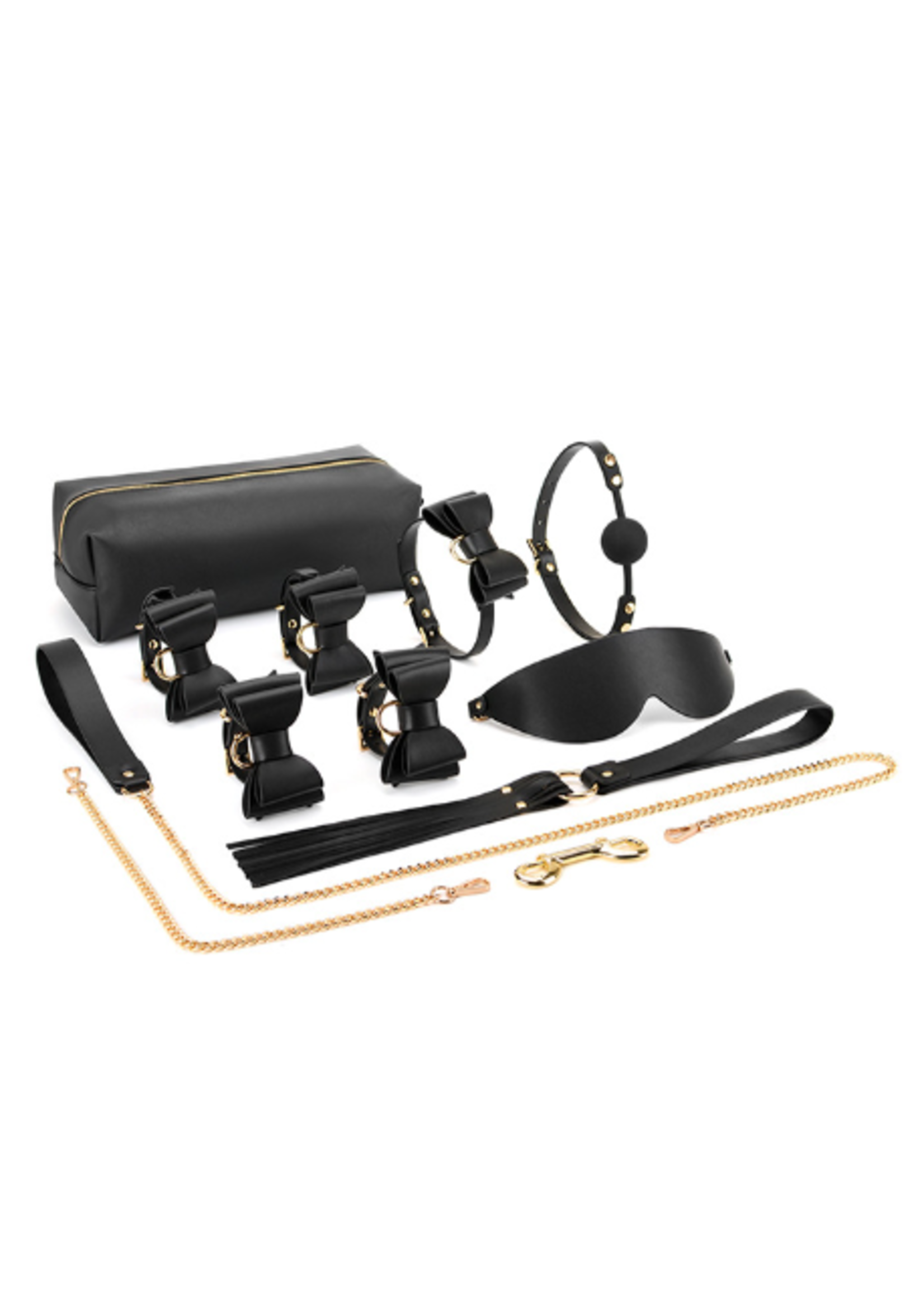 Smoosh Smoosh Bondage Bow Set Black