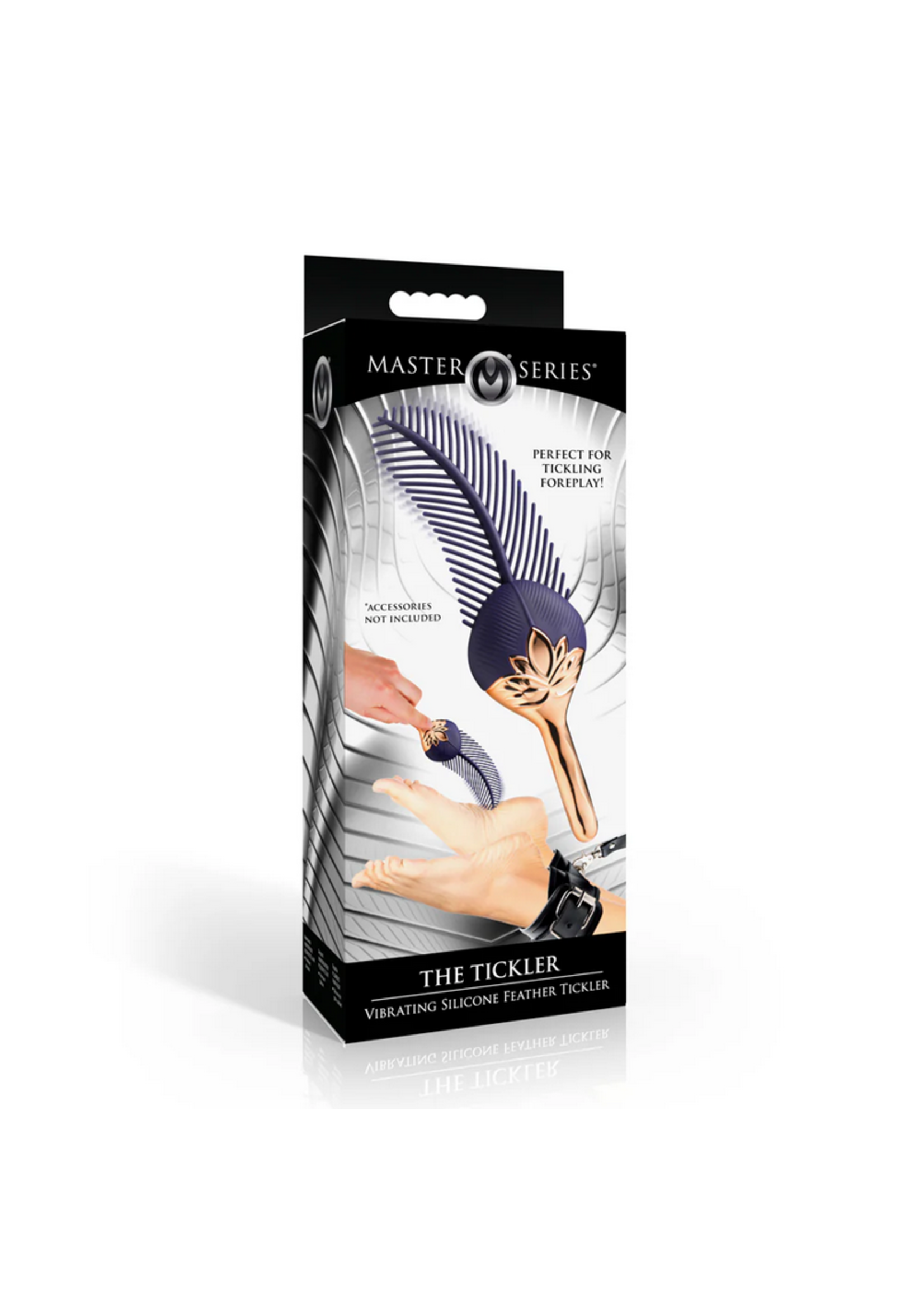 Master Series The Tickler Vibrating Silicone Feather