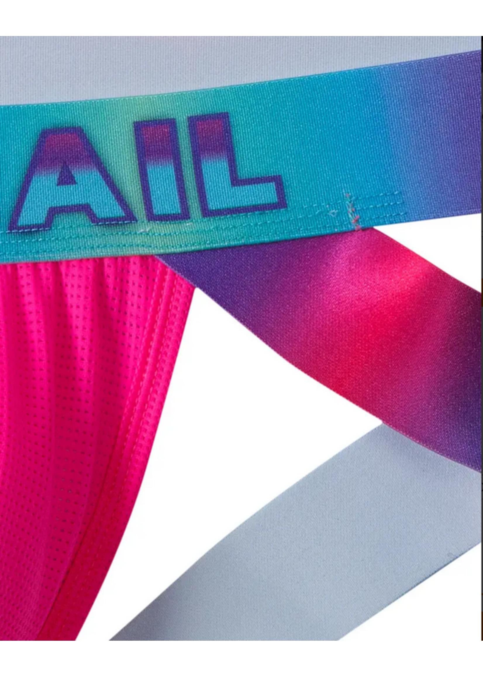 Men's Pink & Blue Jock Strap