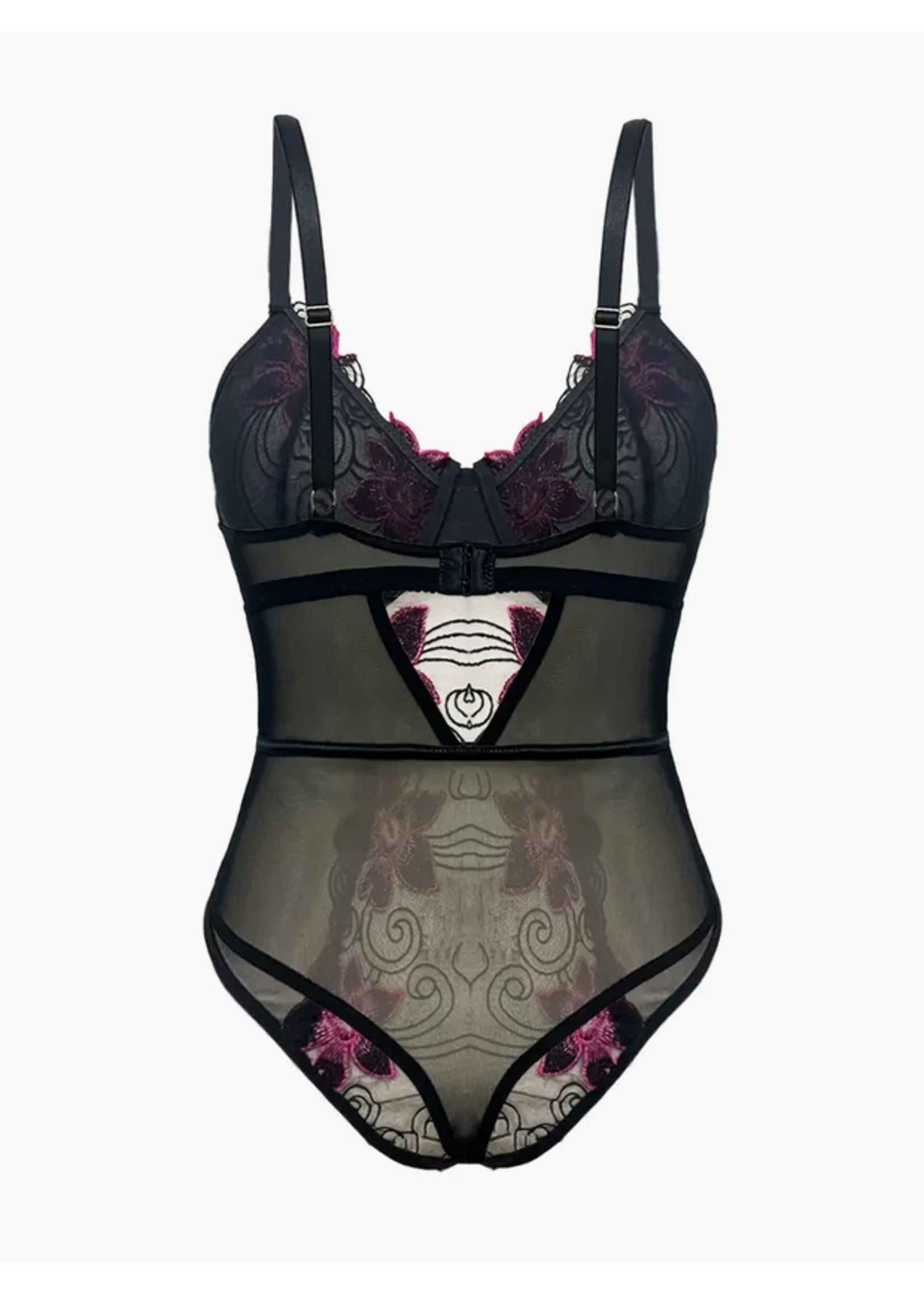 Clearance Midnight Bloom Lace Bodysuit