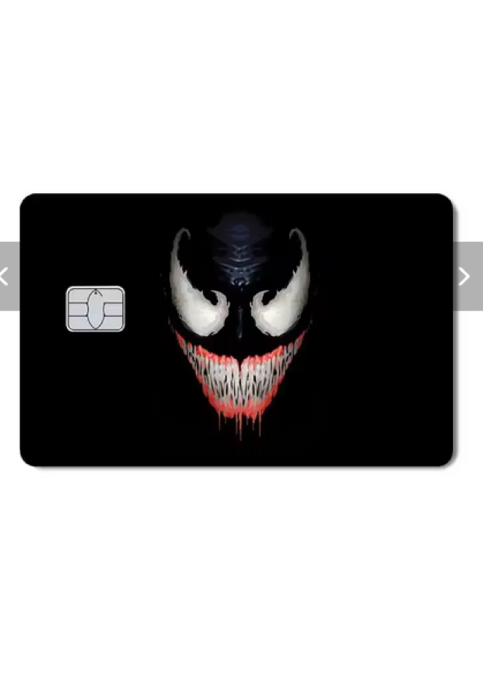 Venom 3 Credit Debit Card Sticker Cover