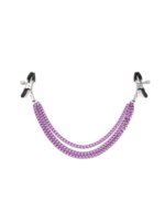 Purple Chain Nipple Clamps