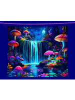 Clearance Mushroom Waterfall Tapestry  51"x59"