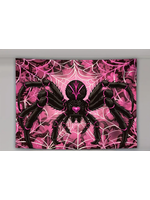 Pink Spider Tapestry  51"x59"