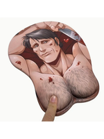 Sexy Man Boobs Mouse Pad