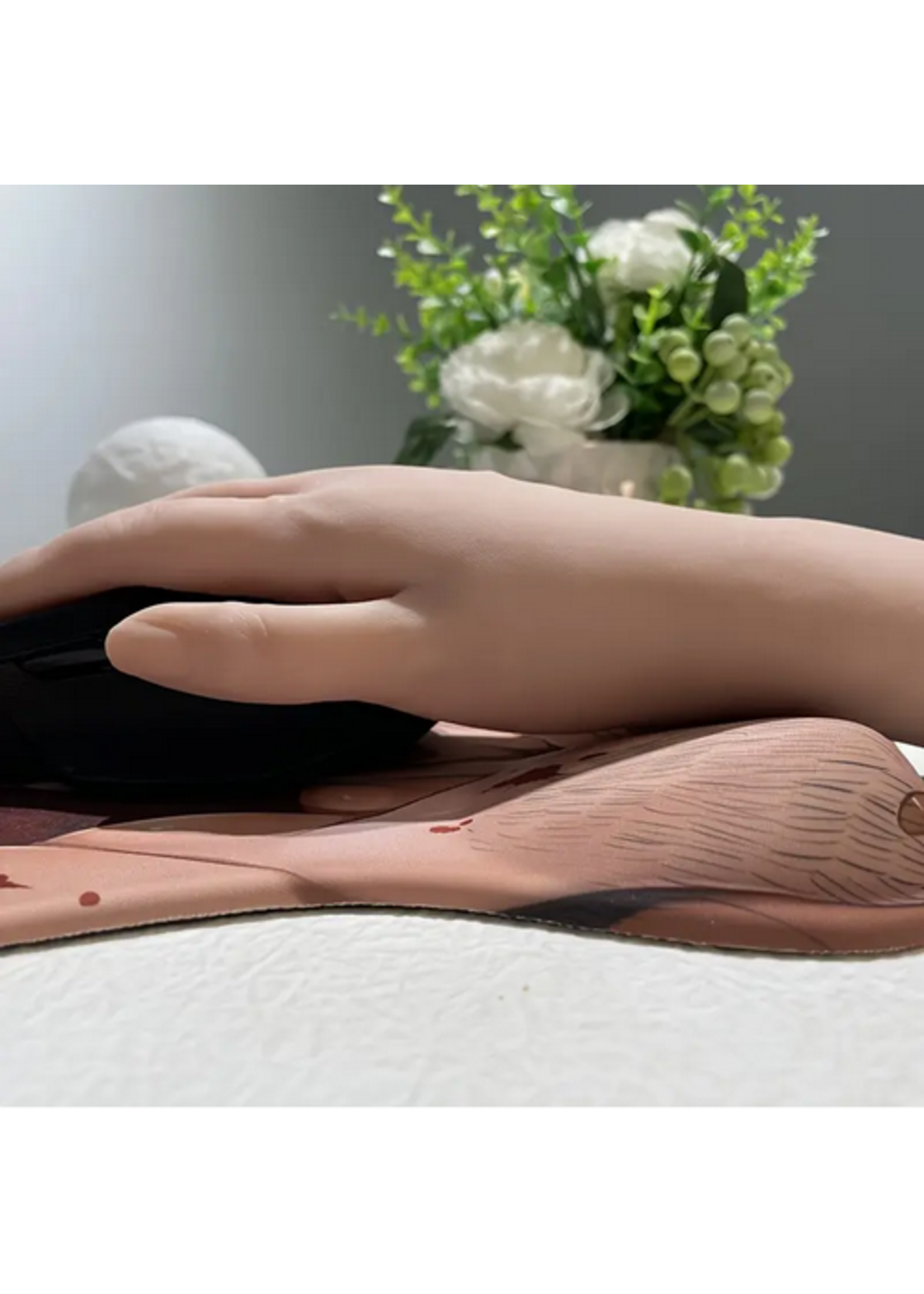 Sexy Man Boobs Mouse Pad