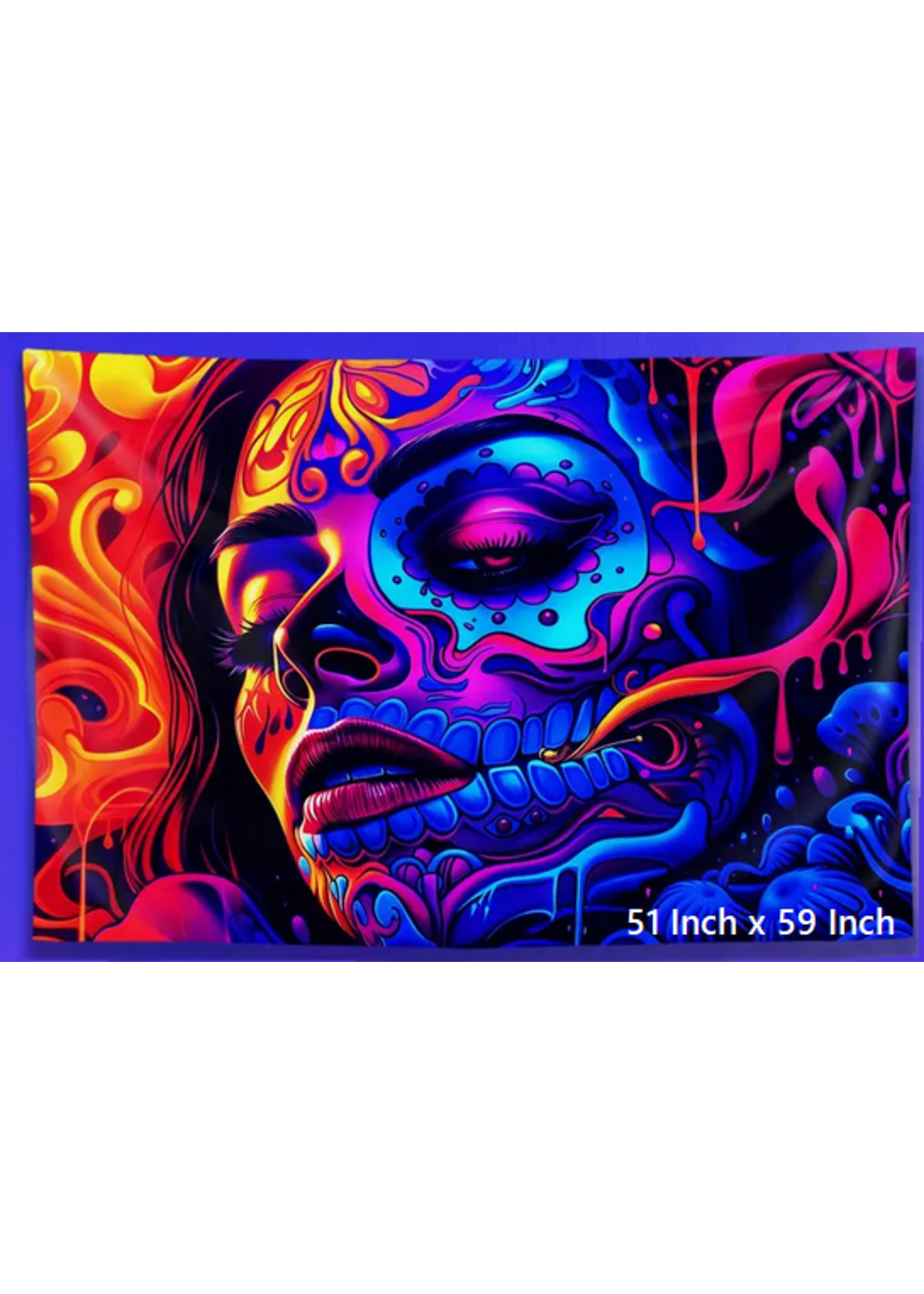 Day of the Dead Tapestry  51"x59"