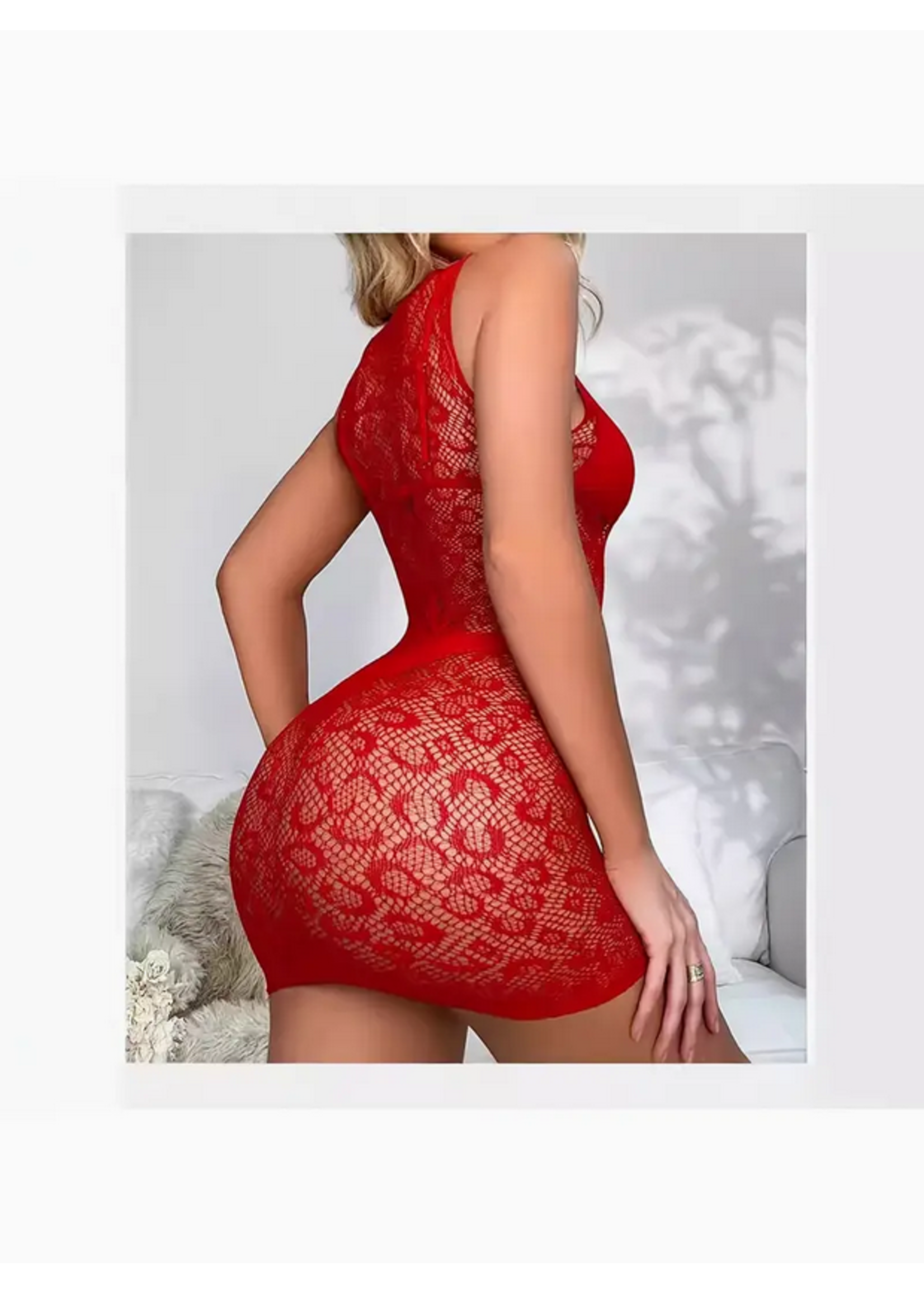 Red Leopard Dress