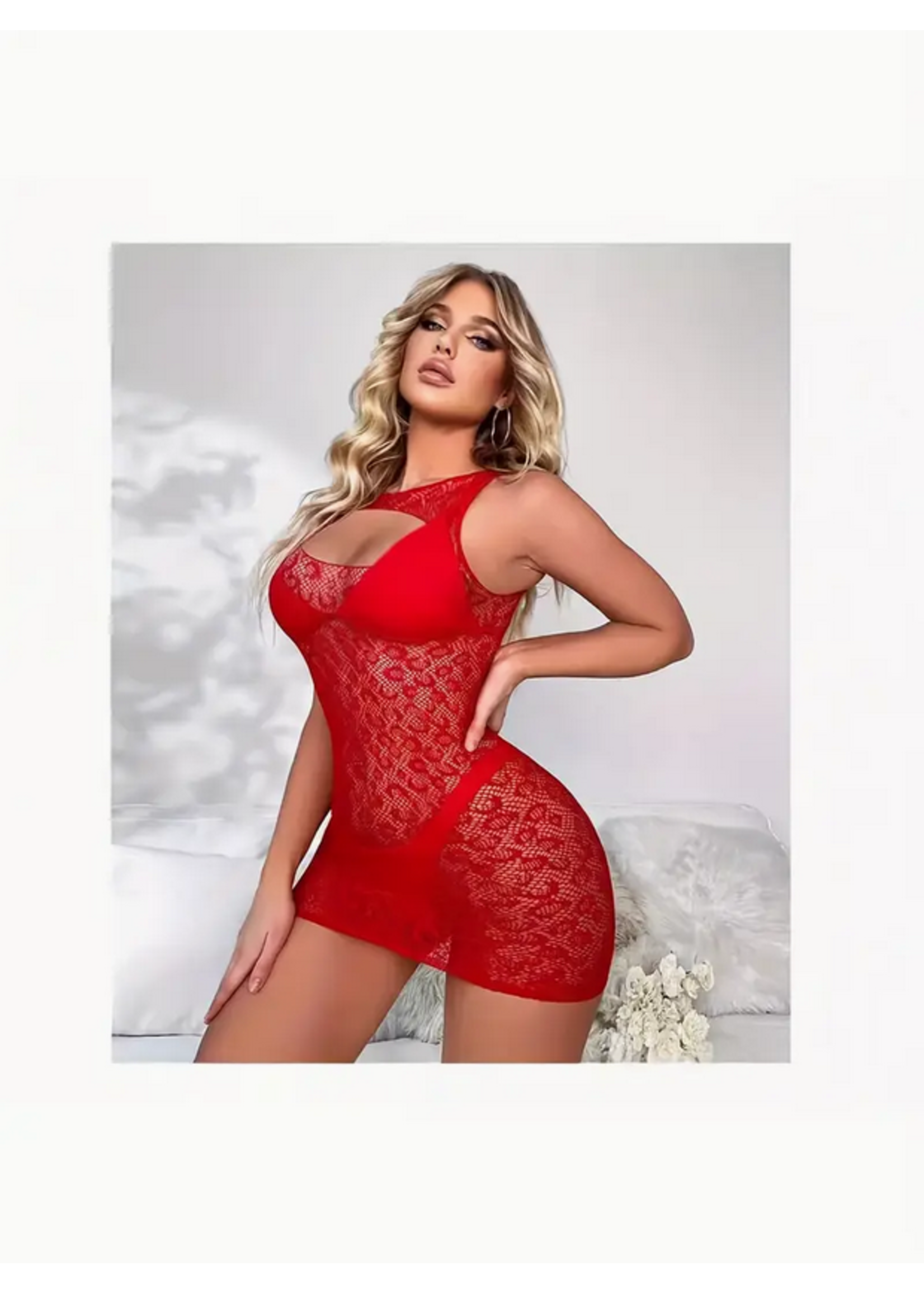 Red Leopard Dress
