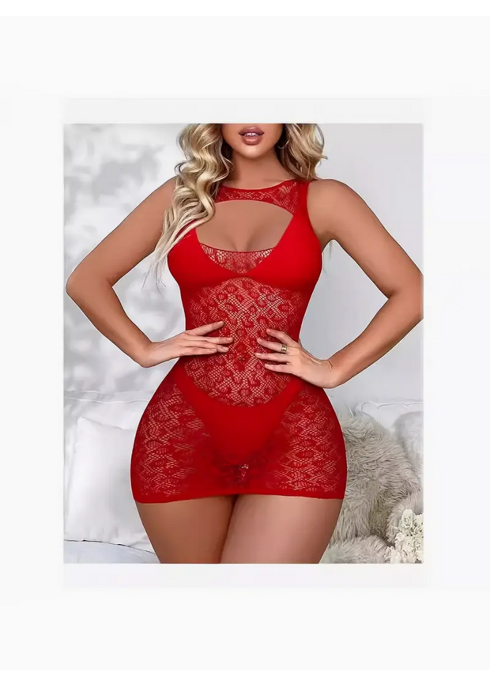 Red Leopard Dress