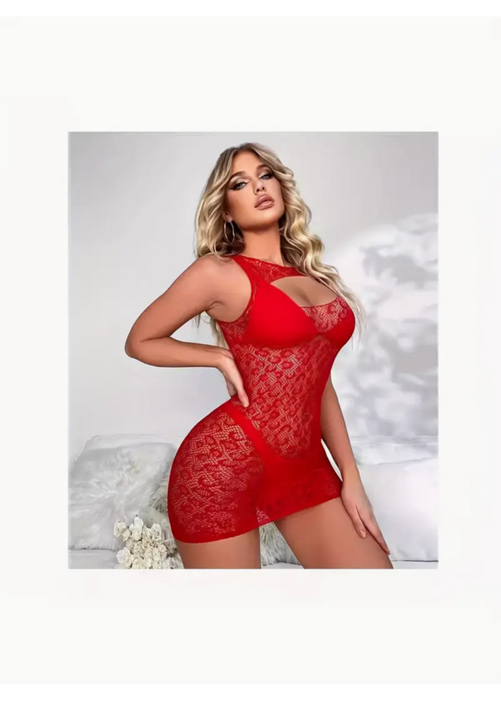 Red Leopard Dress