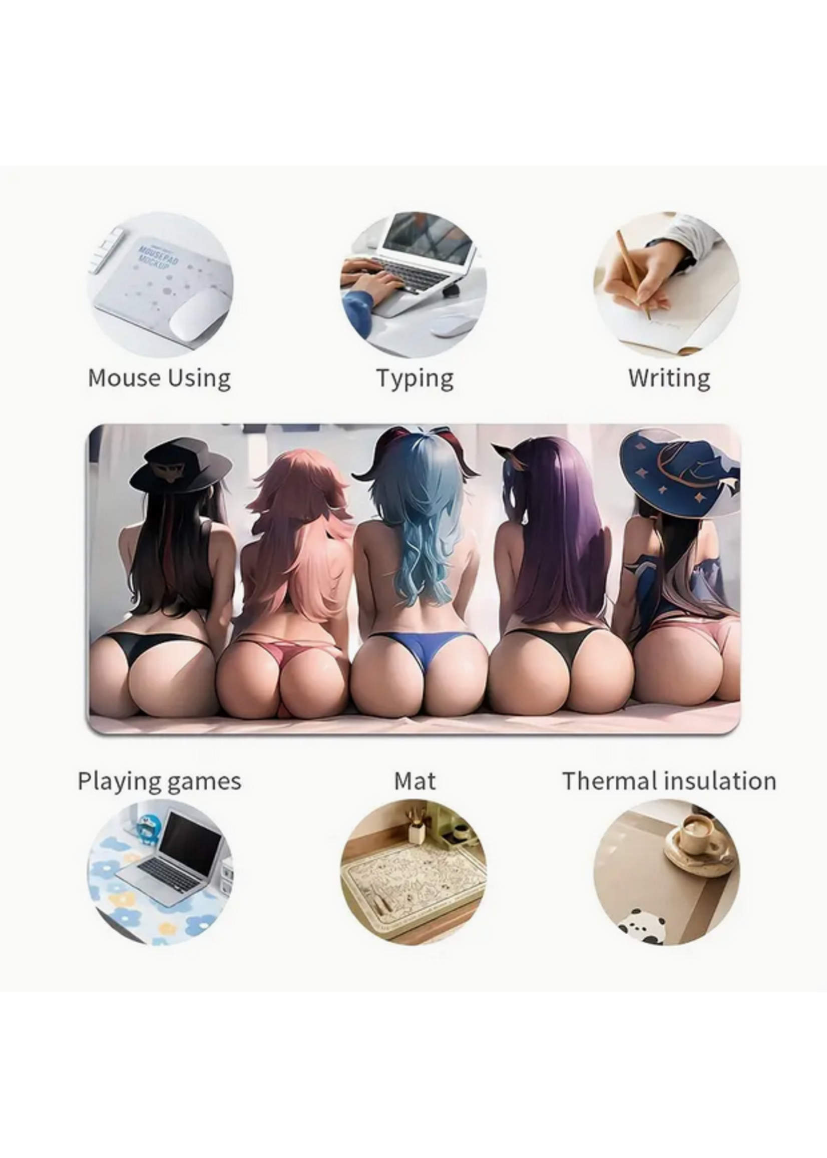 Butts Butts Butts Gaming Pad