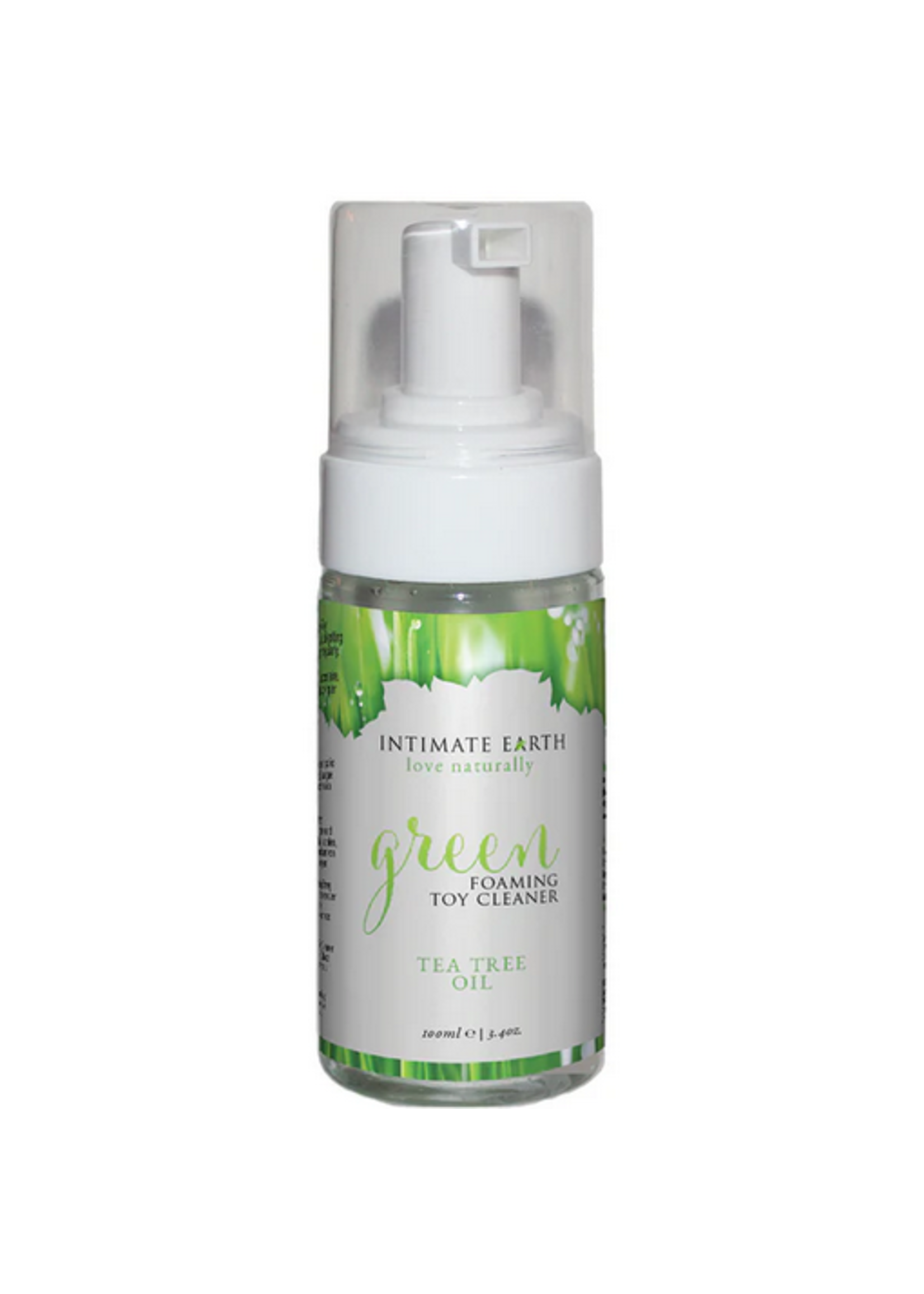 Intimate Earth Green - Tea Tree Oil - Foaming Toy Cleaner - 100ml/3.4oz