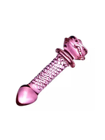 Rose Glass Dildo - Thread