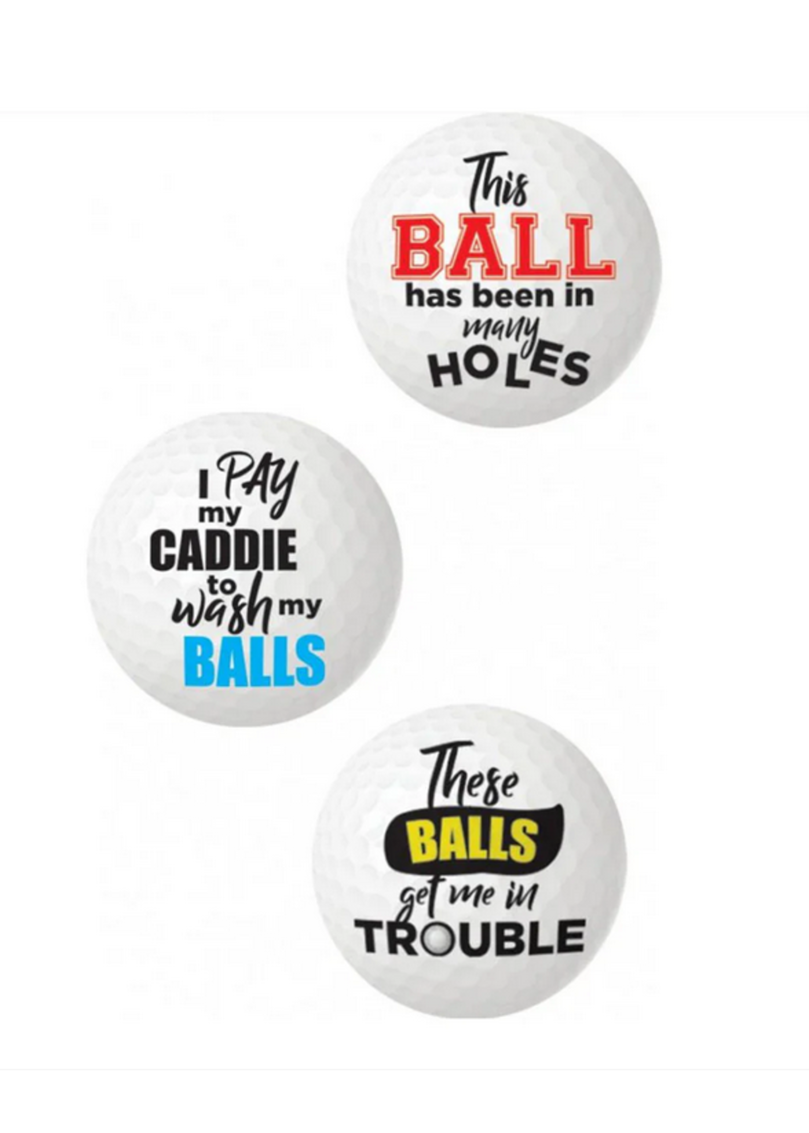 Balls Deep - Novelty Golf Balls