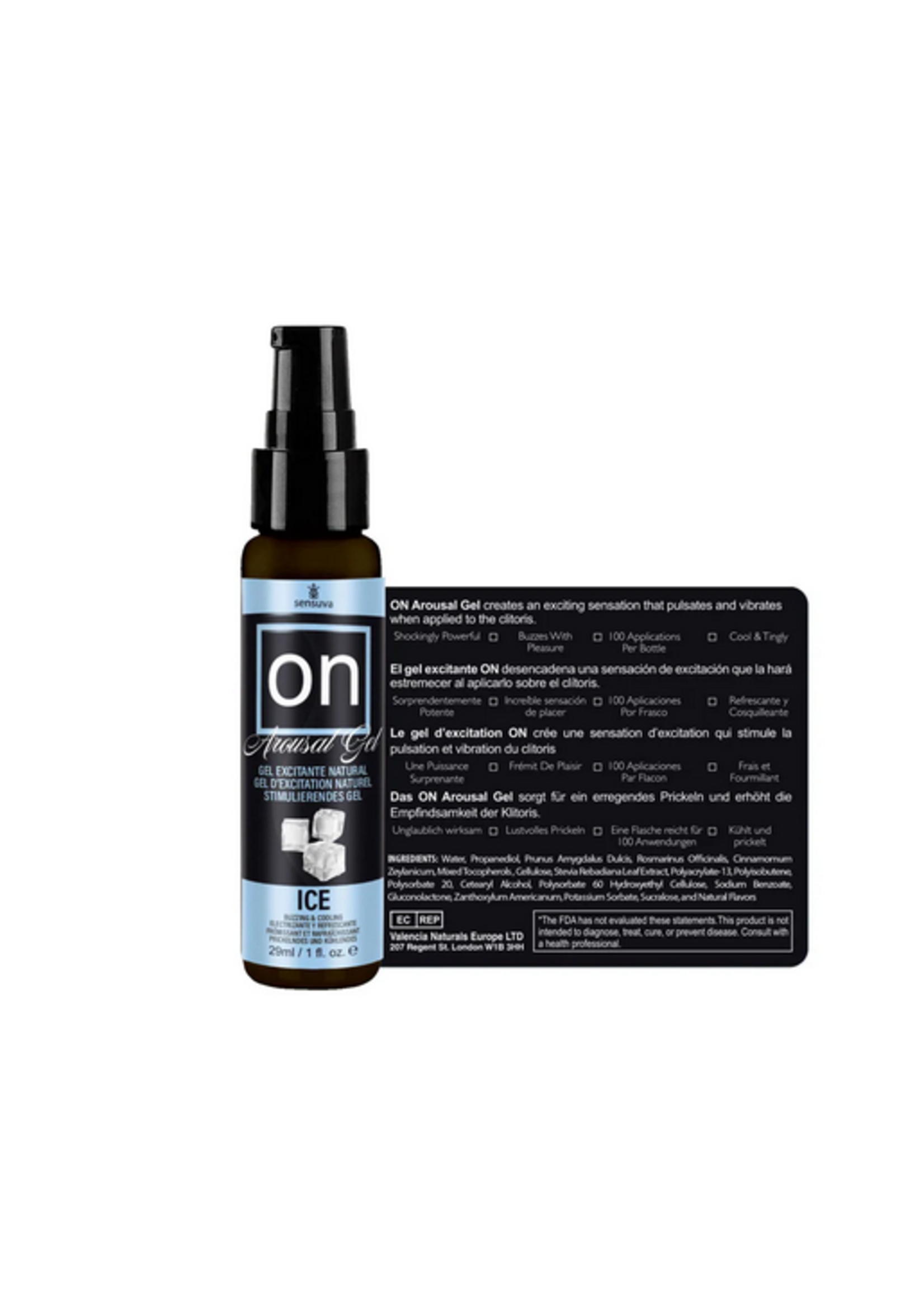 Sensuva Sensuva - On Ice Arousal Gel 1oz. Bottle