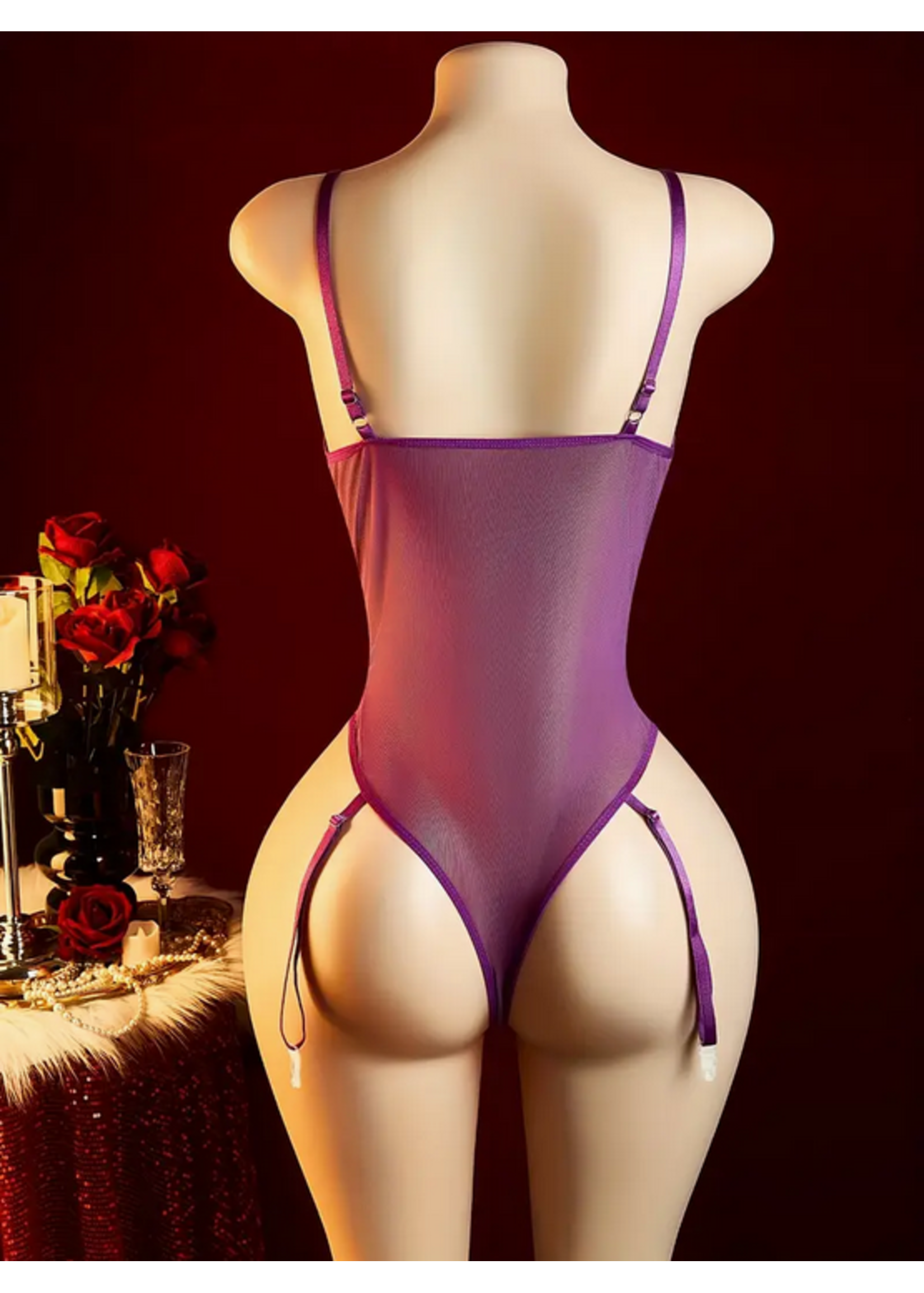 Violet Vice O/S Bodysuit