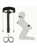 Value Nipple Clamp, Gag and Cuff Harness