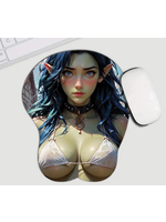Anime Elf Girl Mouse Pad
