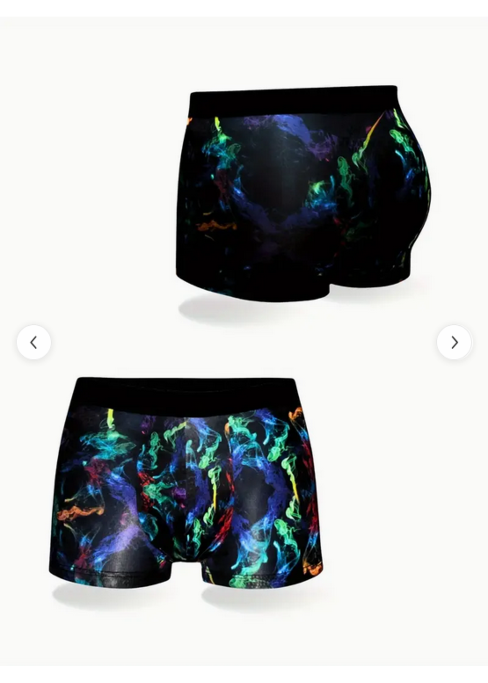 Men Rainbow Smoke Boxer Briefs
