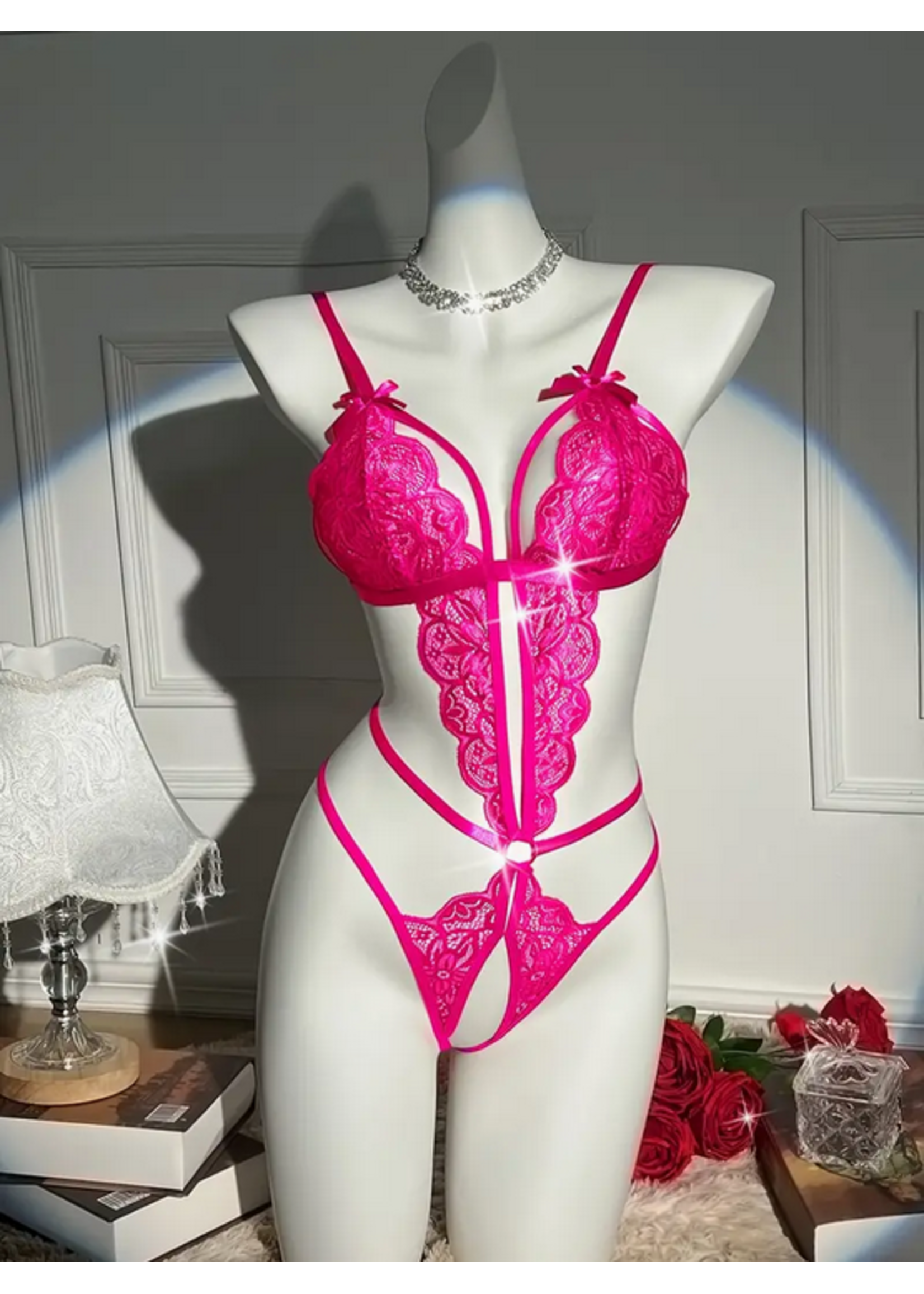KissKnot Lace Teddy