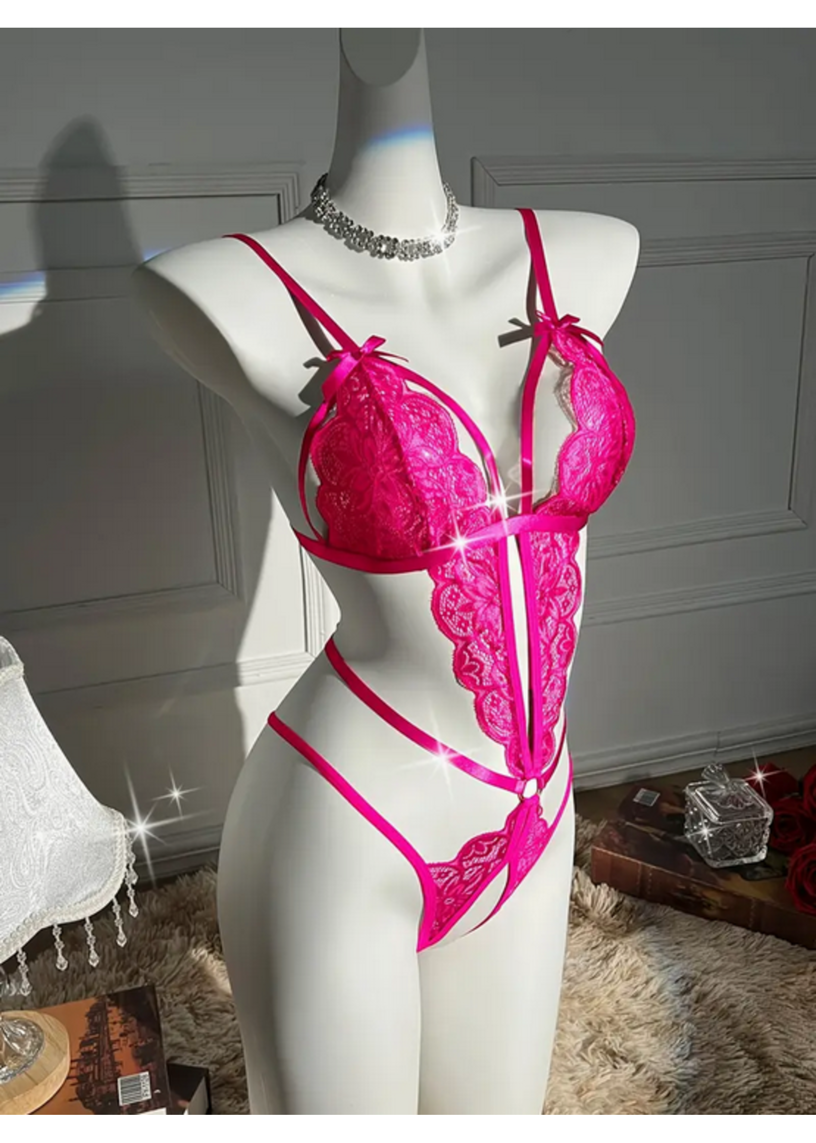 KissKnot Lace Teddy