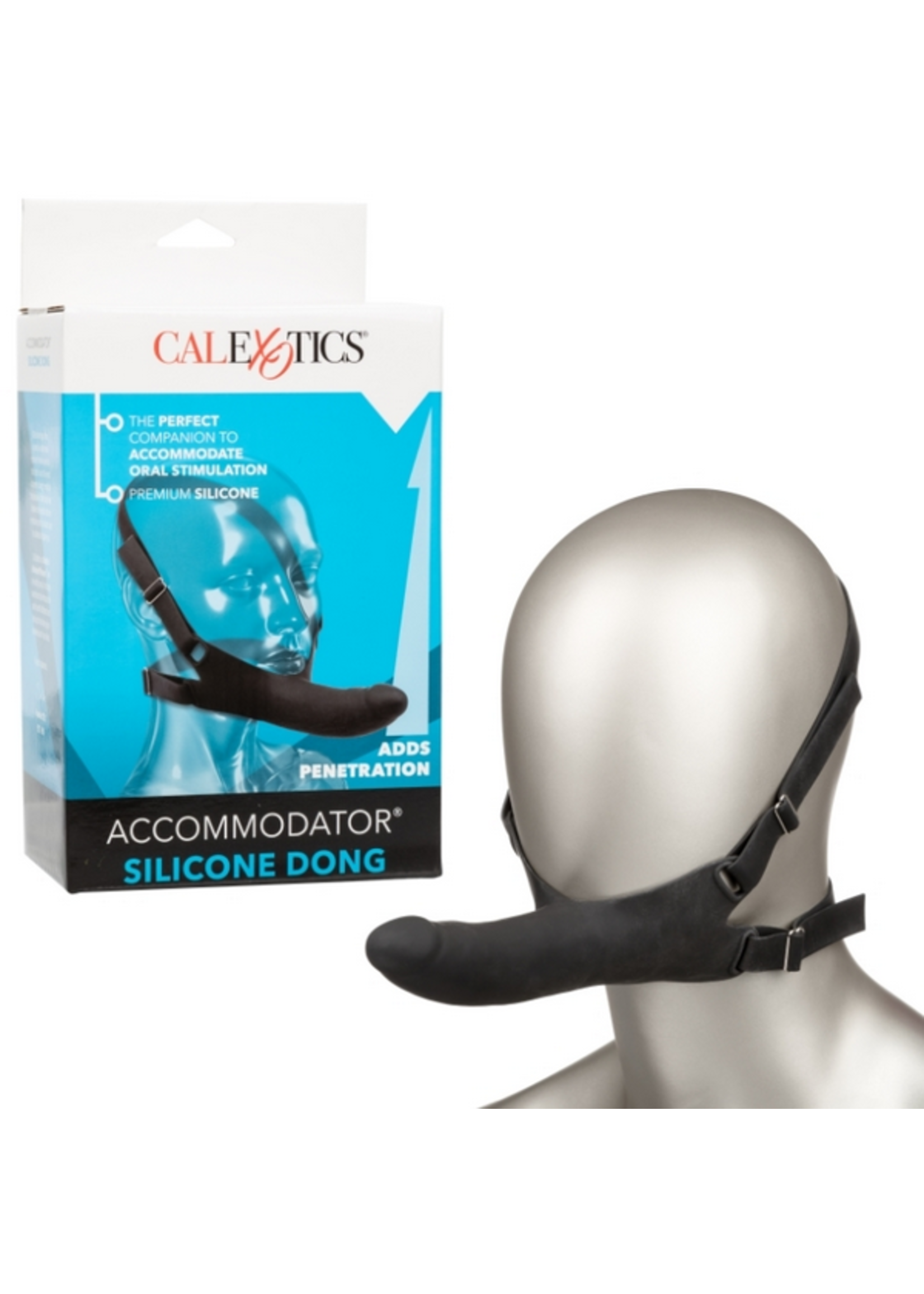 Calexotics Accommodator Silicone Dong - Black