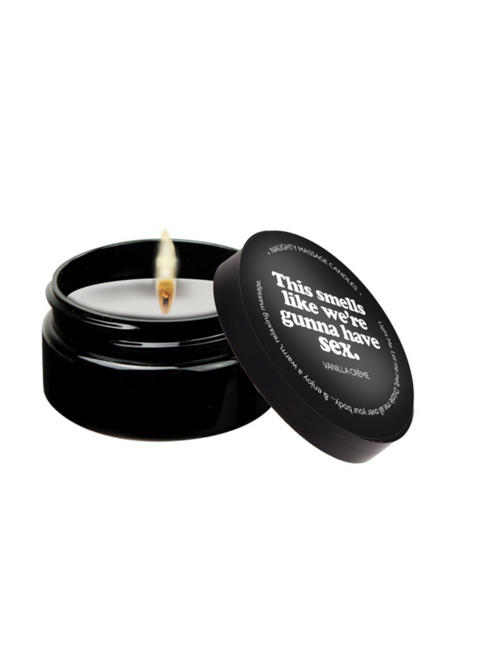 KamaSutra Mini Massage Candle "This Smellls Like We're Gunna Have Sex" Vanilla