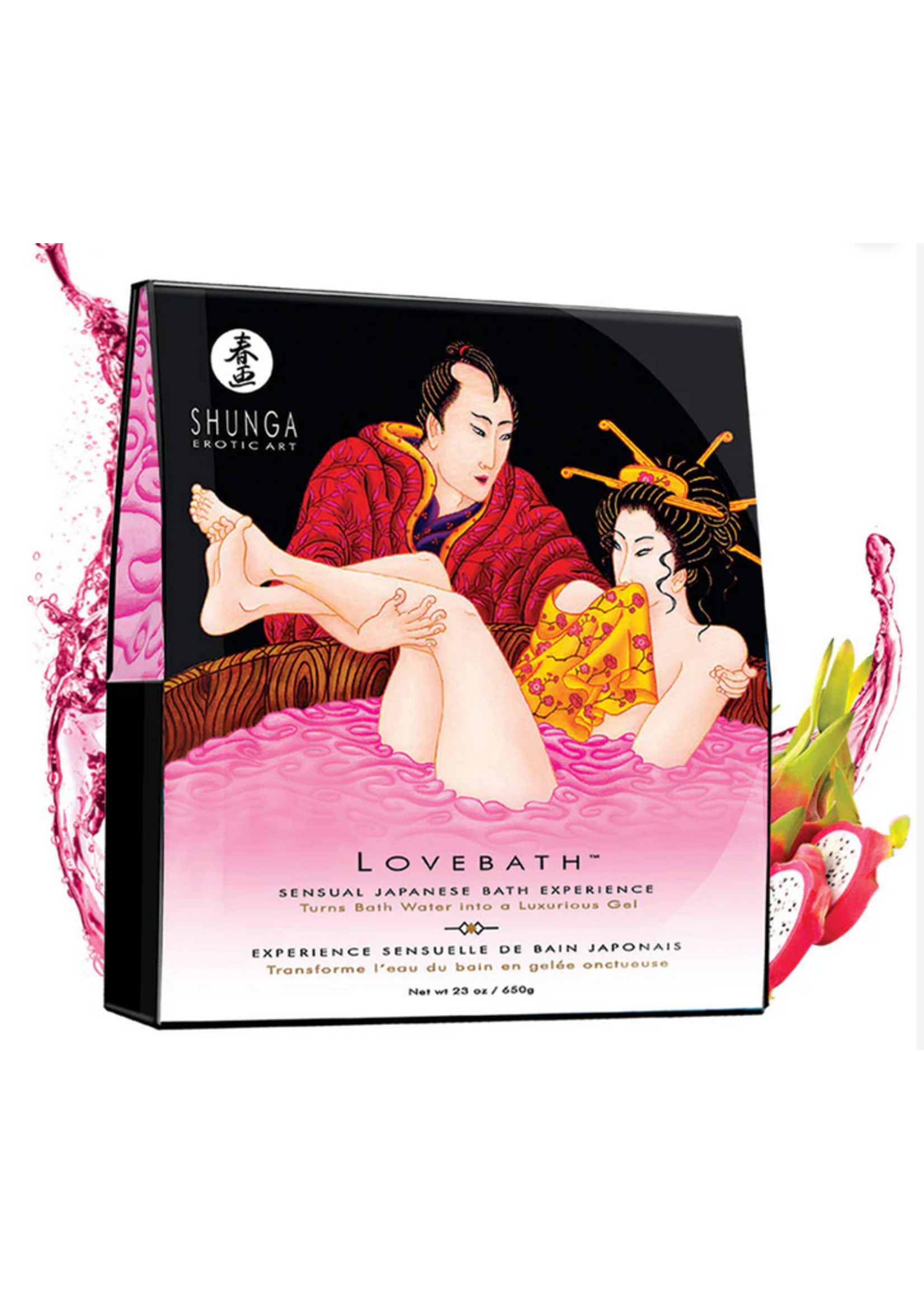 Shunga LOVEBATH - Turns bath water into a luxurious gel - Dragon Fruit