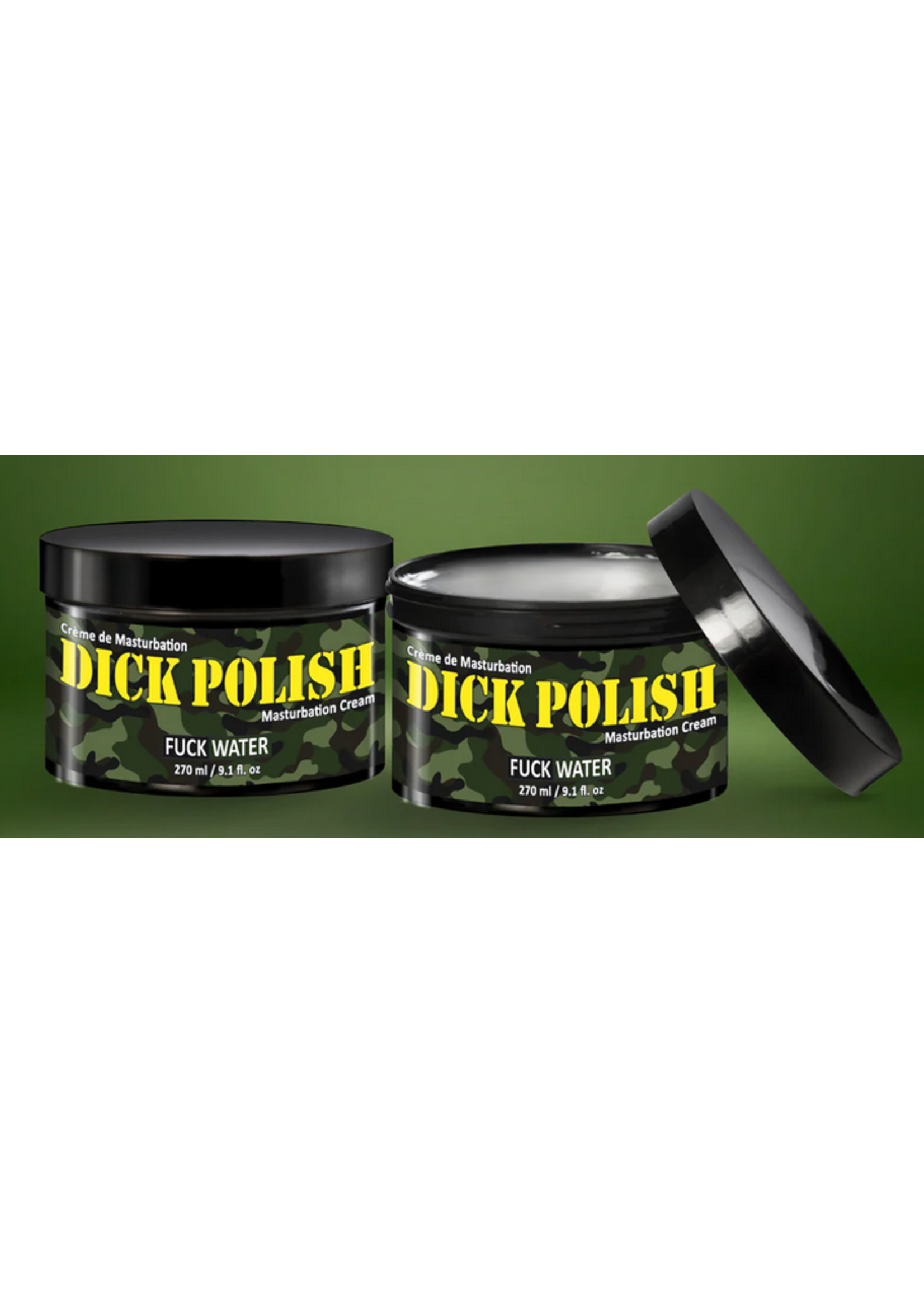 FuckWater Dick Polish Masturbation Cream 9oz jar
