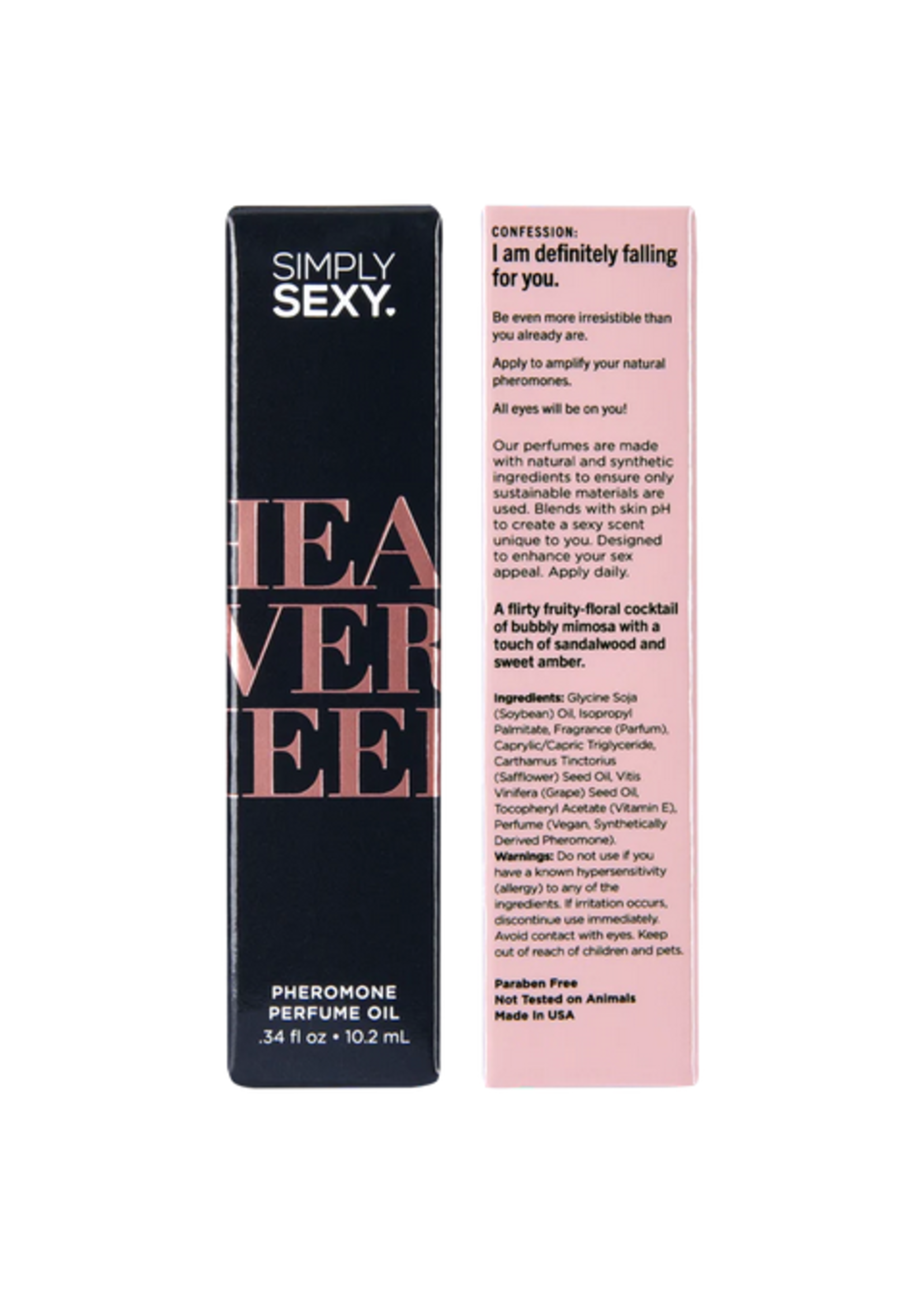 Simply Sexy PHEROMONE PERFUME OIL ROLL-ON - HEAD OVER HEELS - 0.34 floz | 10.2mL