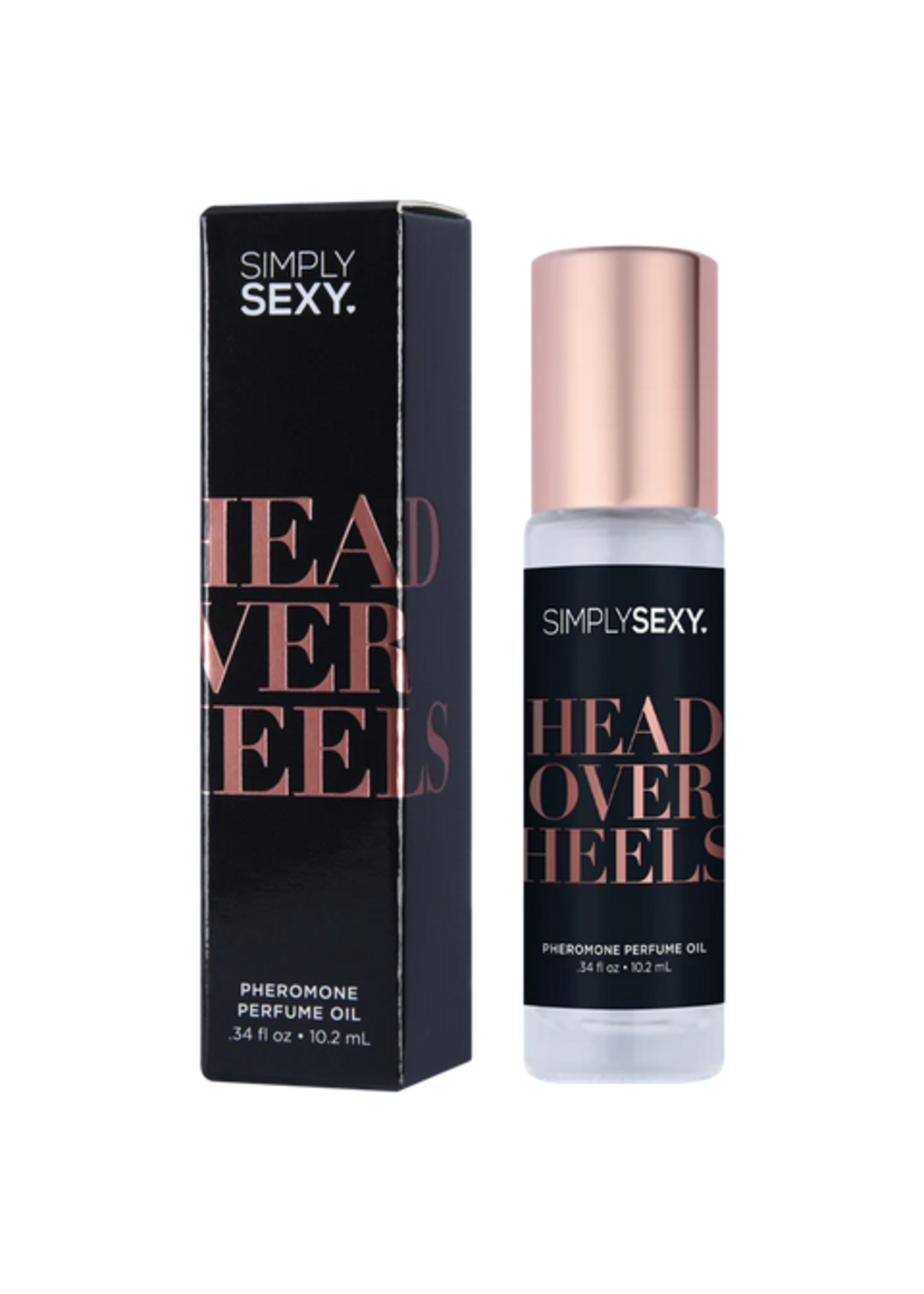 Simply Sexy PHEROMONE PERFUME OIL ROLL-ON - HEAD OVER HEELS - 0.34 floz | 10.2mL