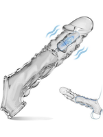 Clearance Penis Sleeve with Vibrating Tip
