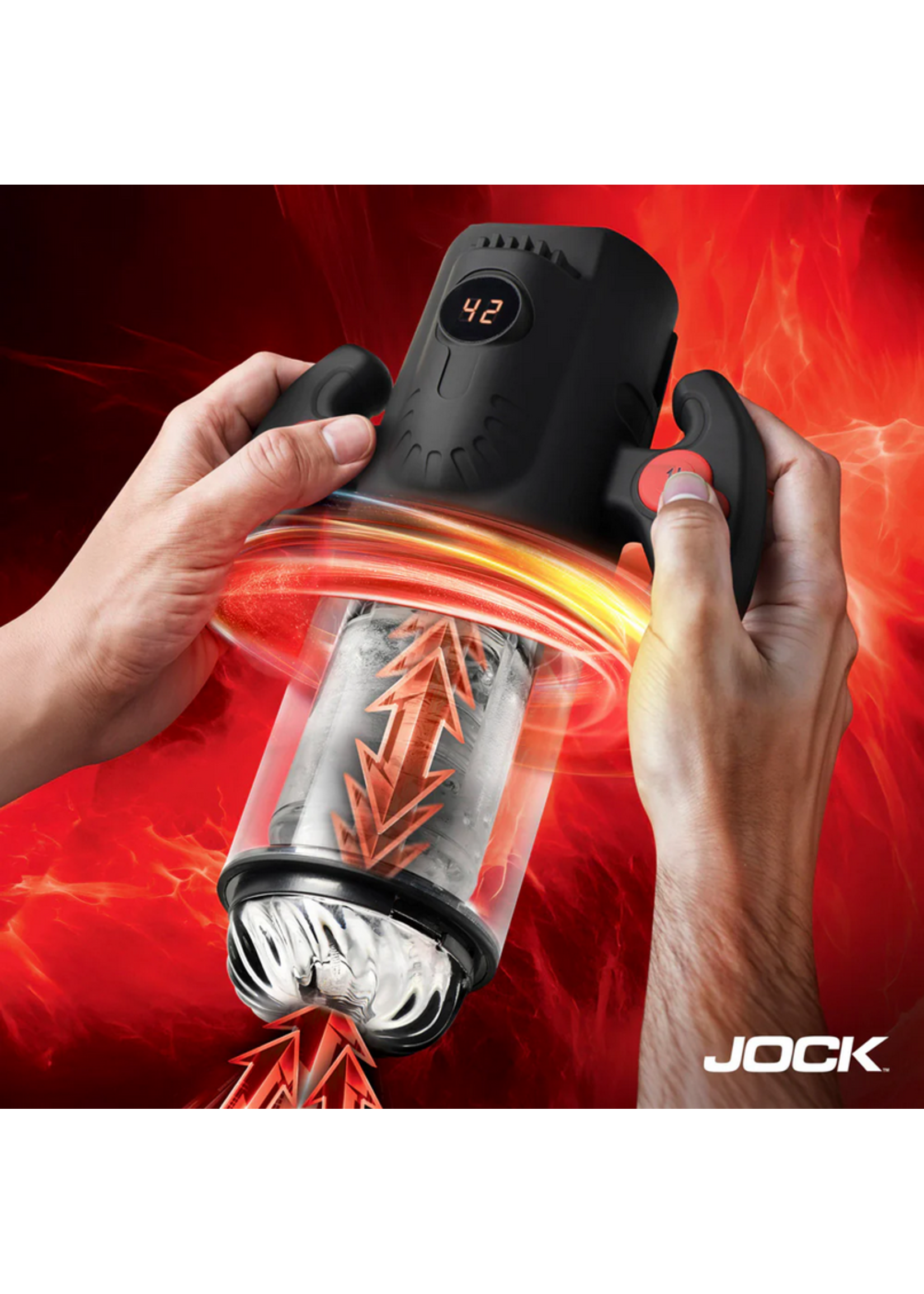 Jock Turbo Max Spinning, Thrusting, & Sucking Masturbator