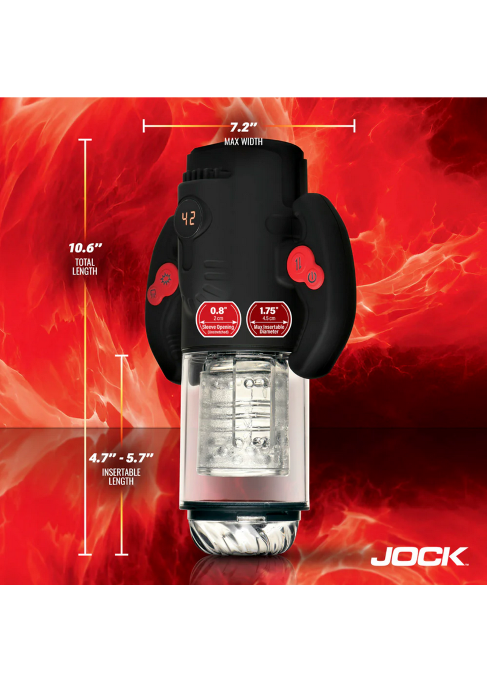 Jock Turbo Max Spinning, Thrusting, & Sucking Masturbator