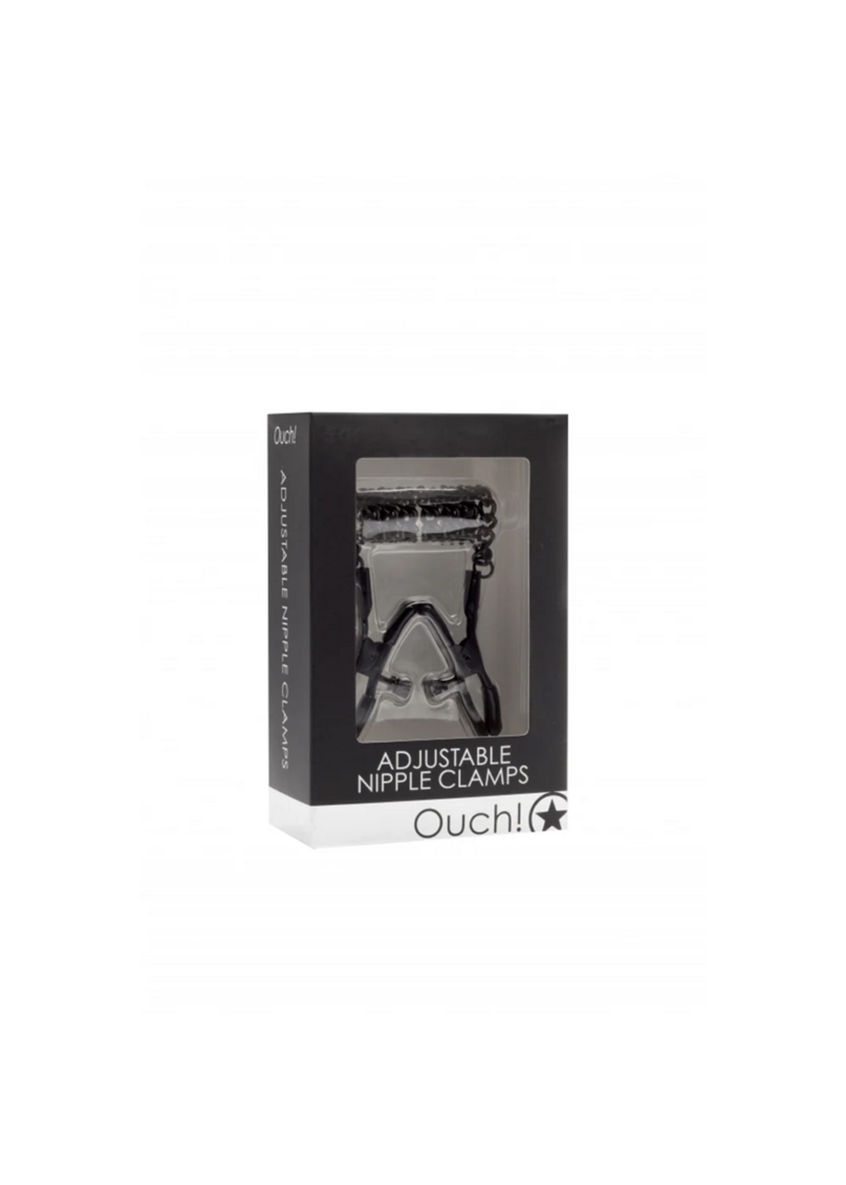 Ouch! Adjustable Nipple Clamps - Black