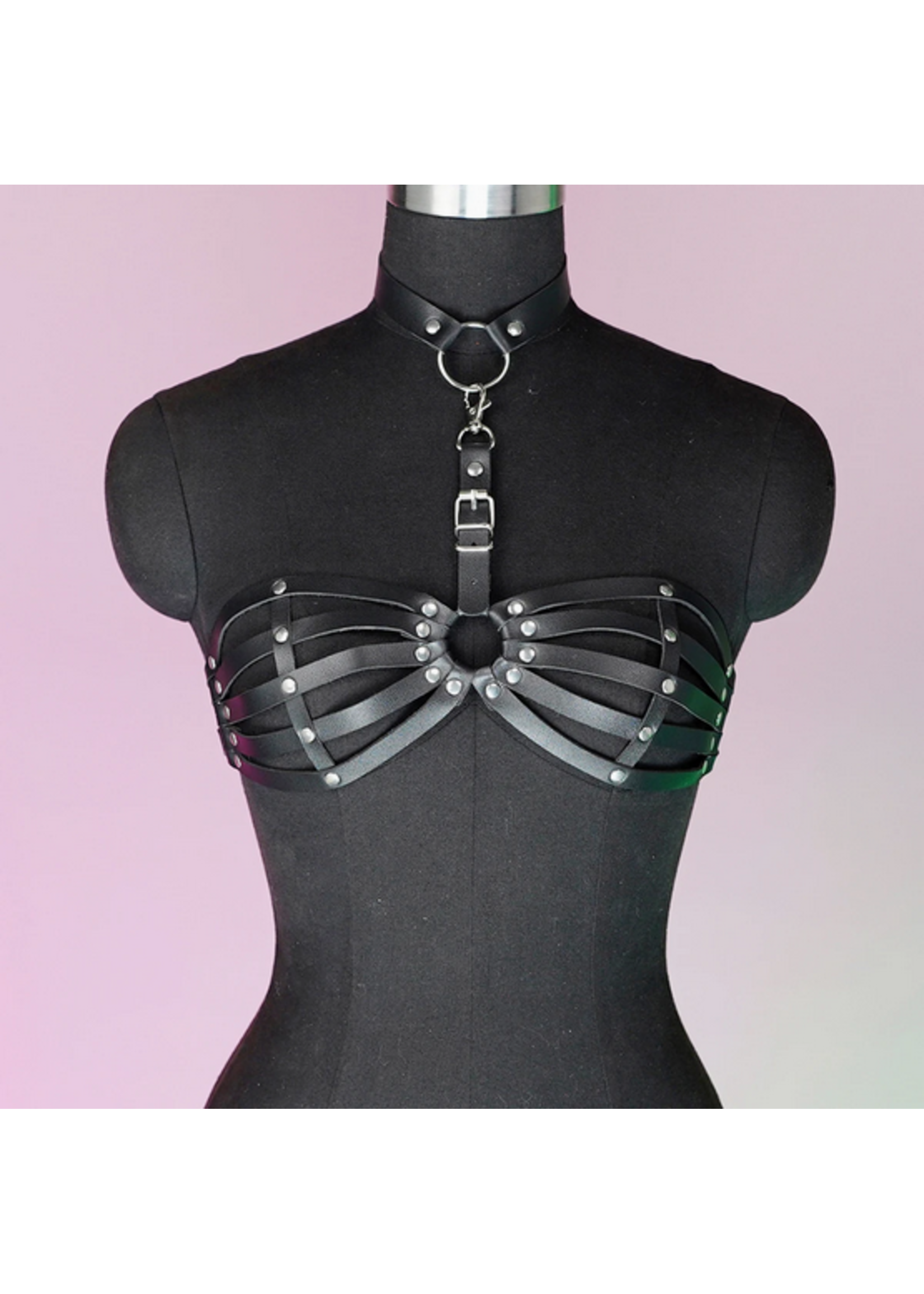 Smoosh Faux Leather Bra Straps