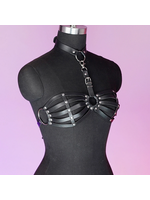 Smoosh Faux Leather Bra Straps