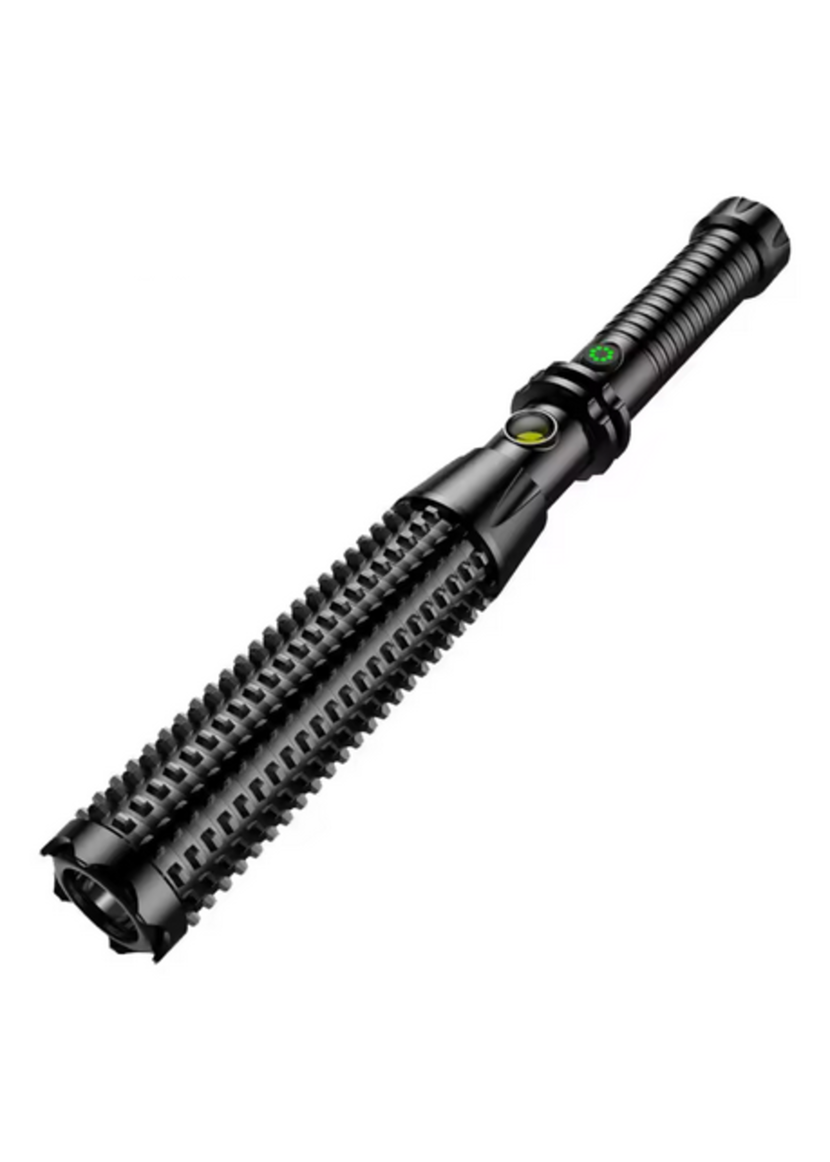 Impact Baton with Studs, End Spike and Flashlight