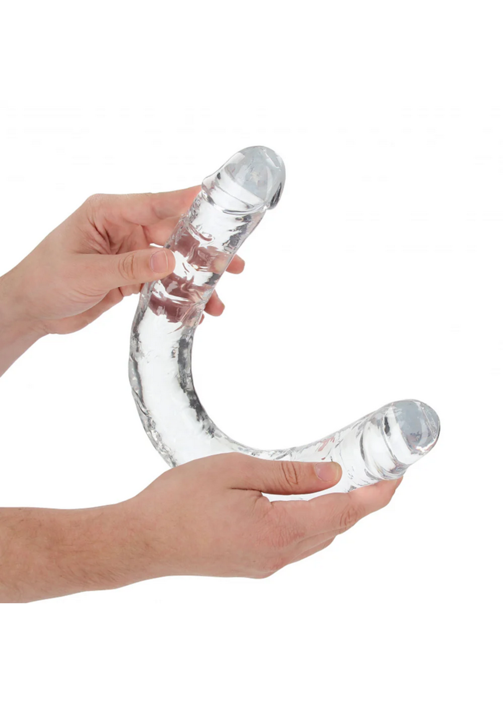 RealRock 18" Double Dong - Translucent