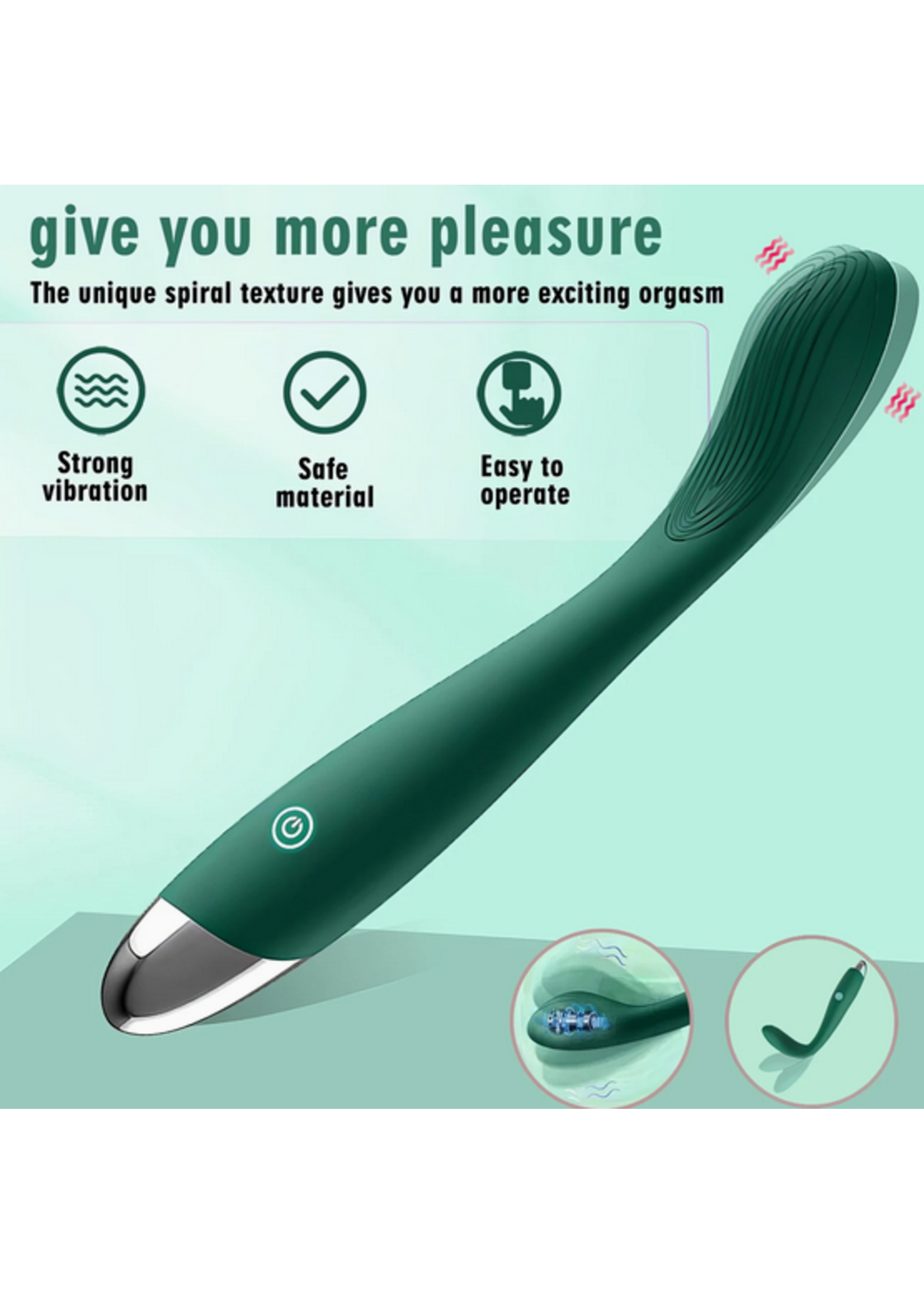 Emerald Tease – G-Spot Vibrator