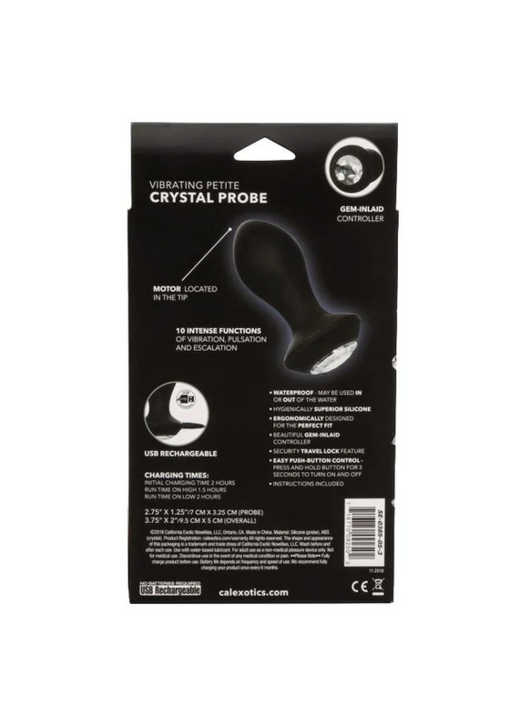 Calexotics Power Gem Vibrating Crystal Probe