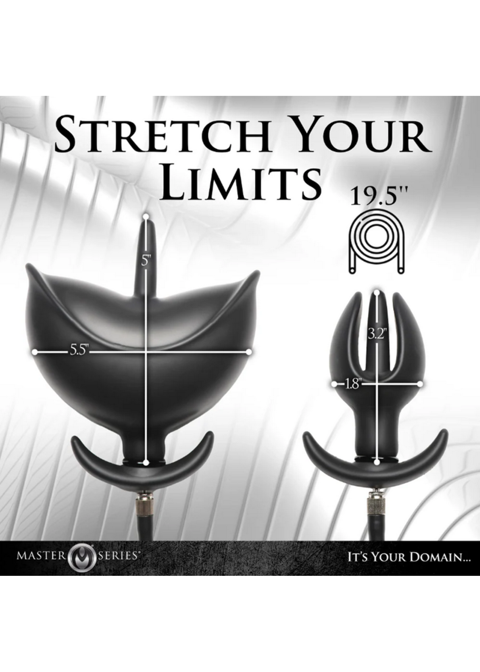 Master Series Ass Bound Anchor Inflatable Silicon Plug