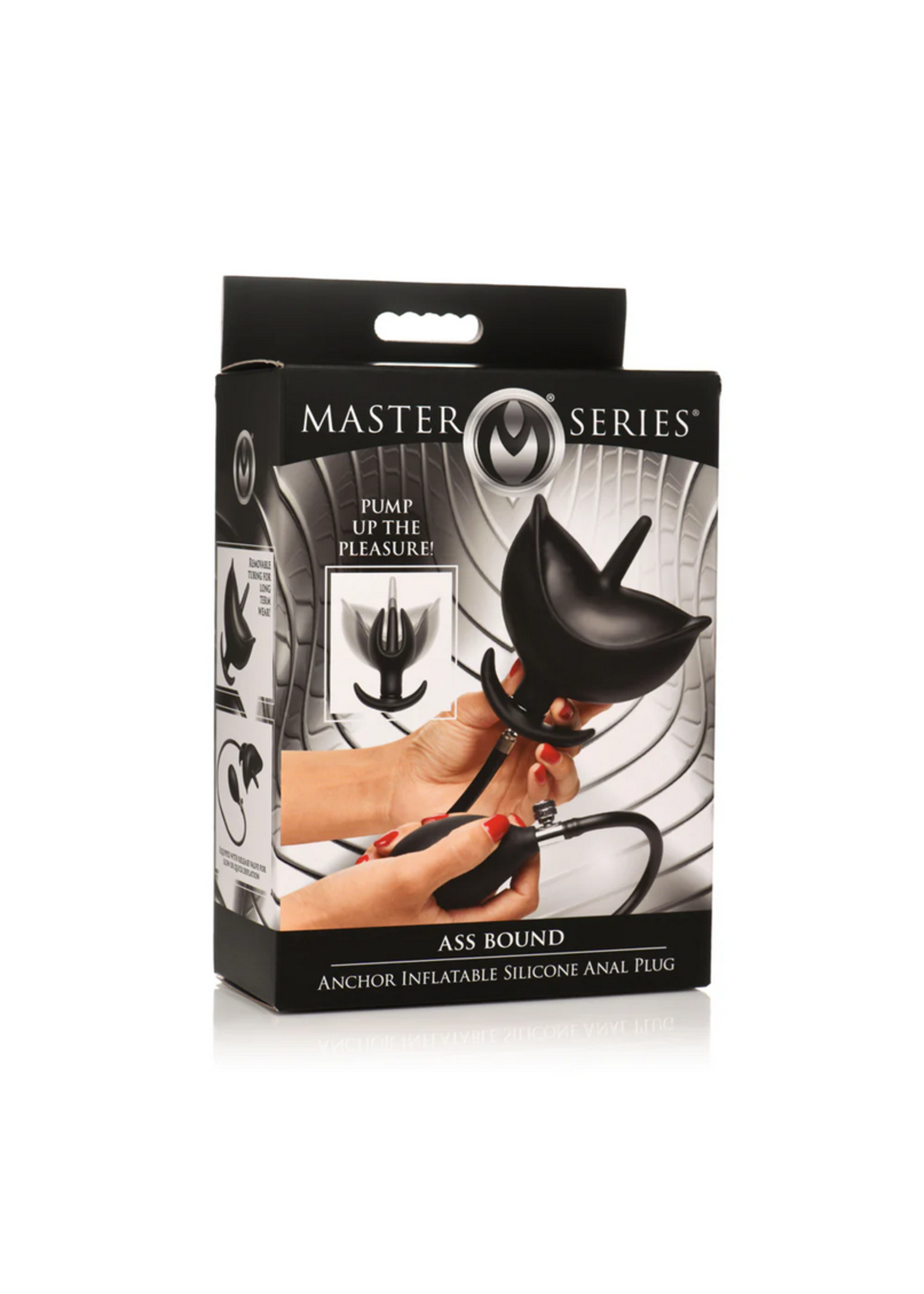Master Series Ass Bound Anchor Inflatable Silicon Plug